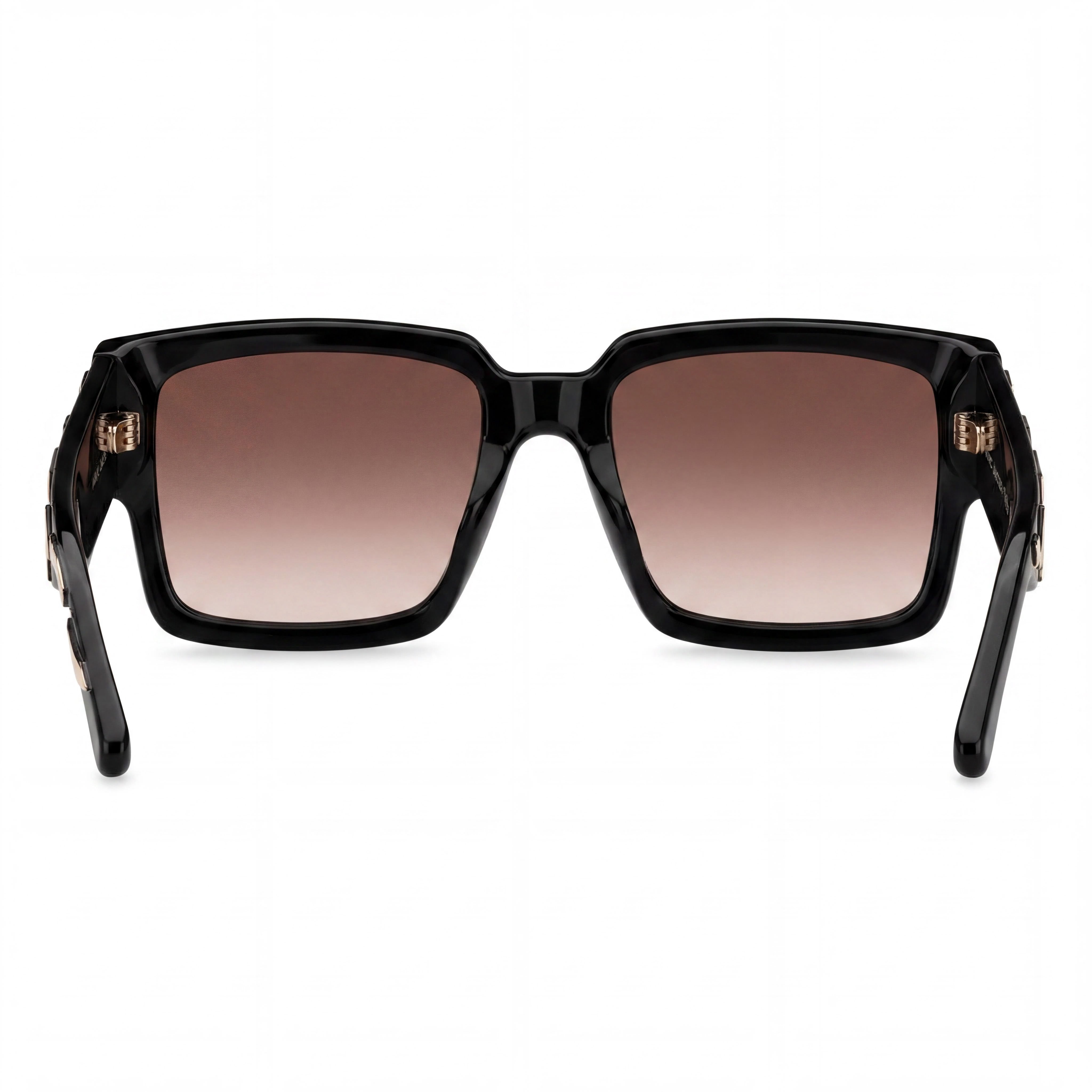 Marc Jacobs Women's Casual Black White Cellulose Propionate Brown Shaded UV 400 Sunglasses 54mm, Photo 4
