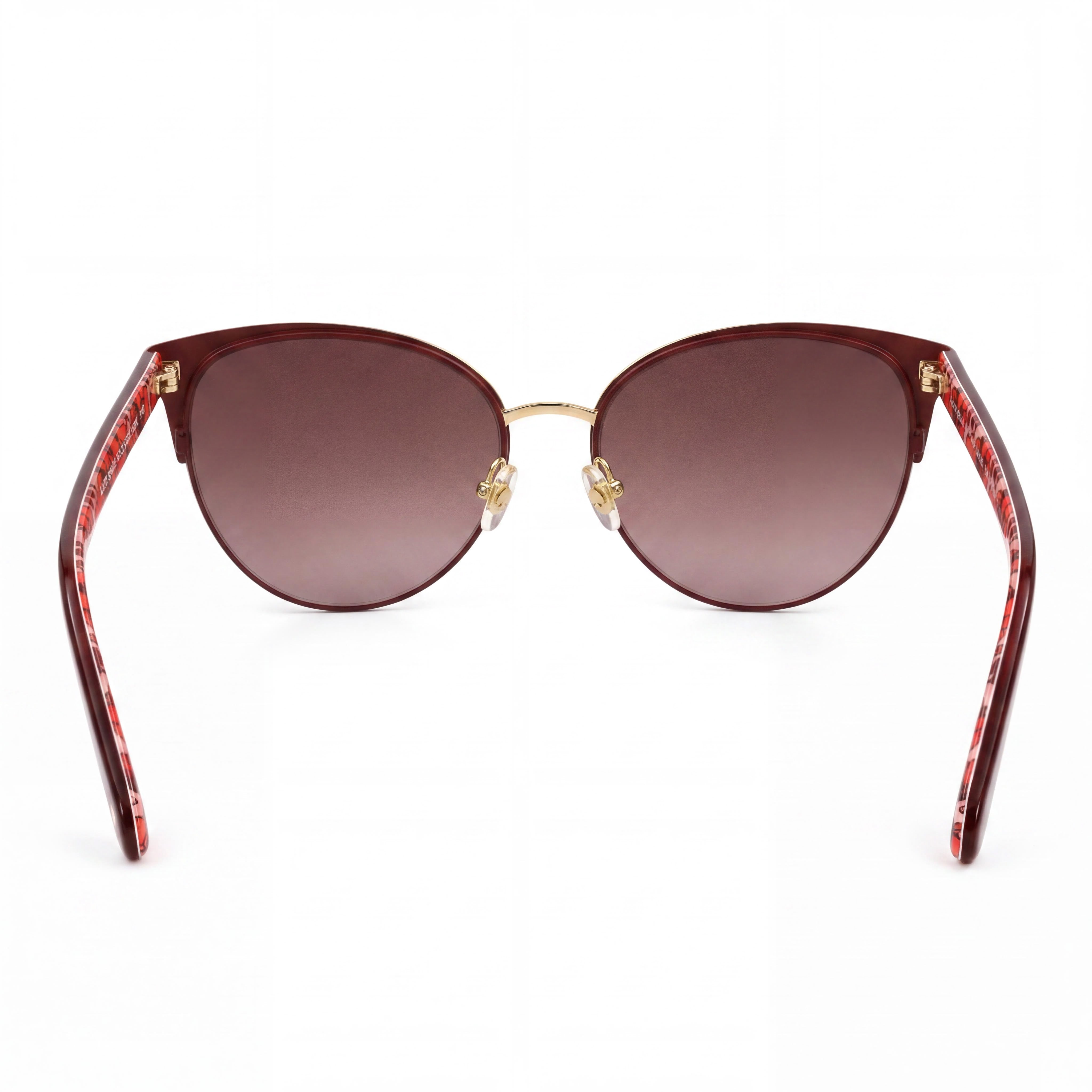 kate spade new york Casual Women's Red Pink Stainless Steel Pink Shaded UV Sunglasses 57mm, Photo 4