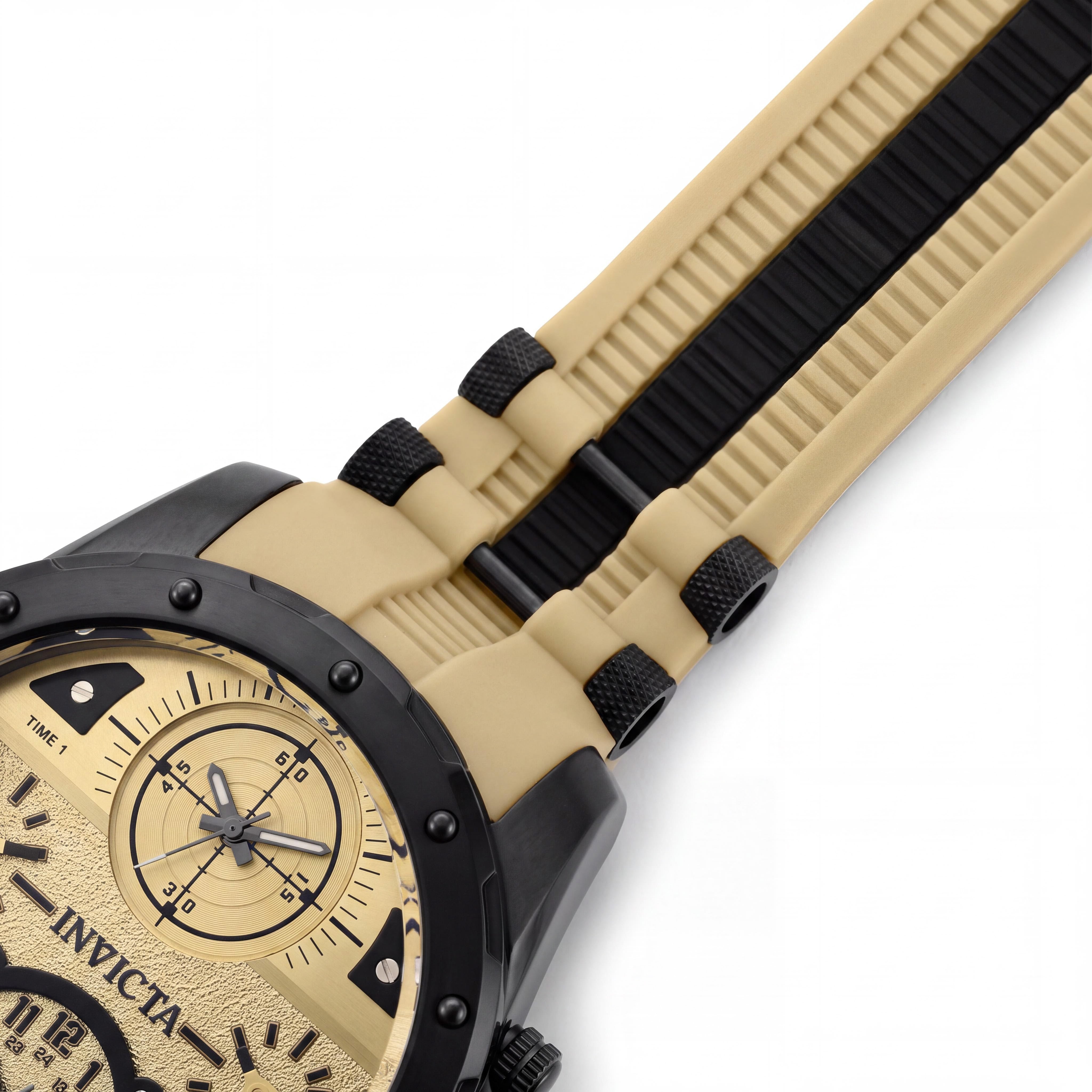 Invicta Coalition Forces 31139 Men's Quartz 50mm Stainless Steel Brown Dial Watch with Tritnite Night Glow, Photo 3