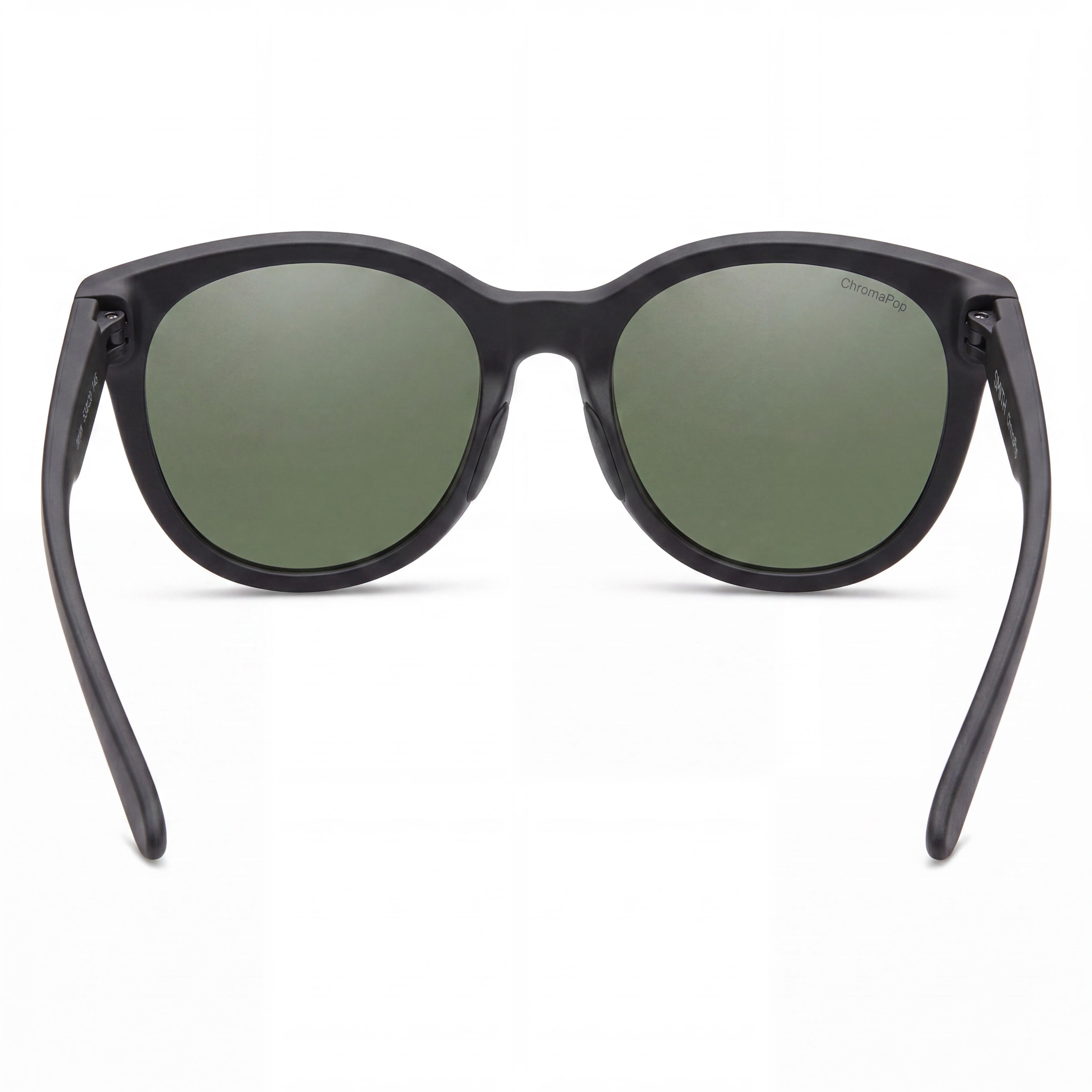Smith Bayside Unisex Metal Matte Black Frame ChromaPop Polarized Gray Green Lenses UV Protected 54mm Sunglasses, Photo 4