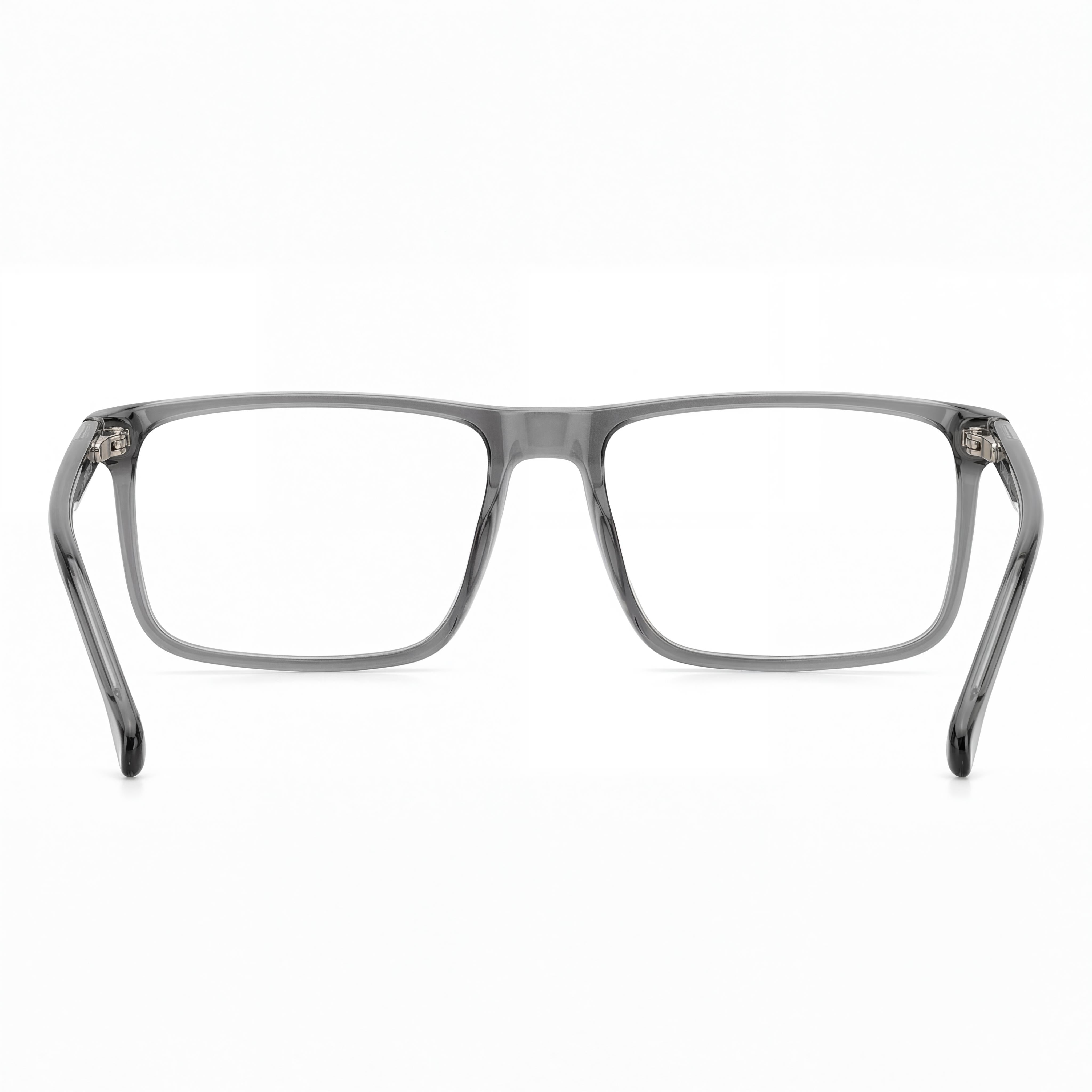 Gafas de Sol Clásicas Unisex Carrera con Montura de Plástico Gris y Lentes de Policarbonato Transparente de 53 mm, Photo 4