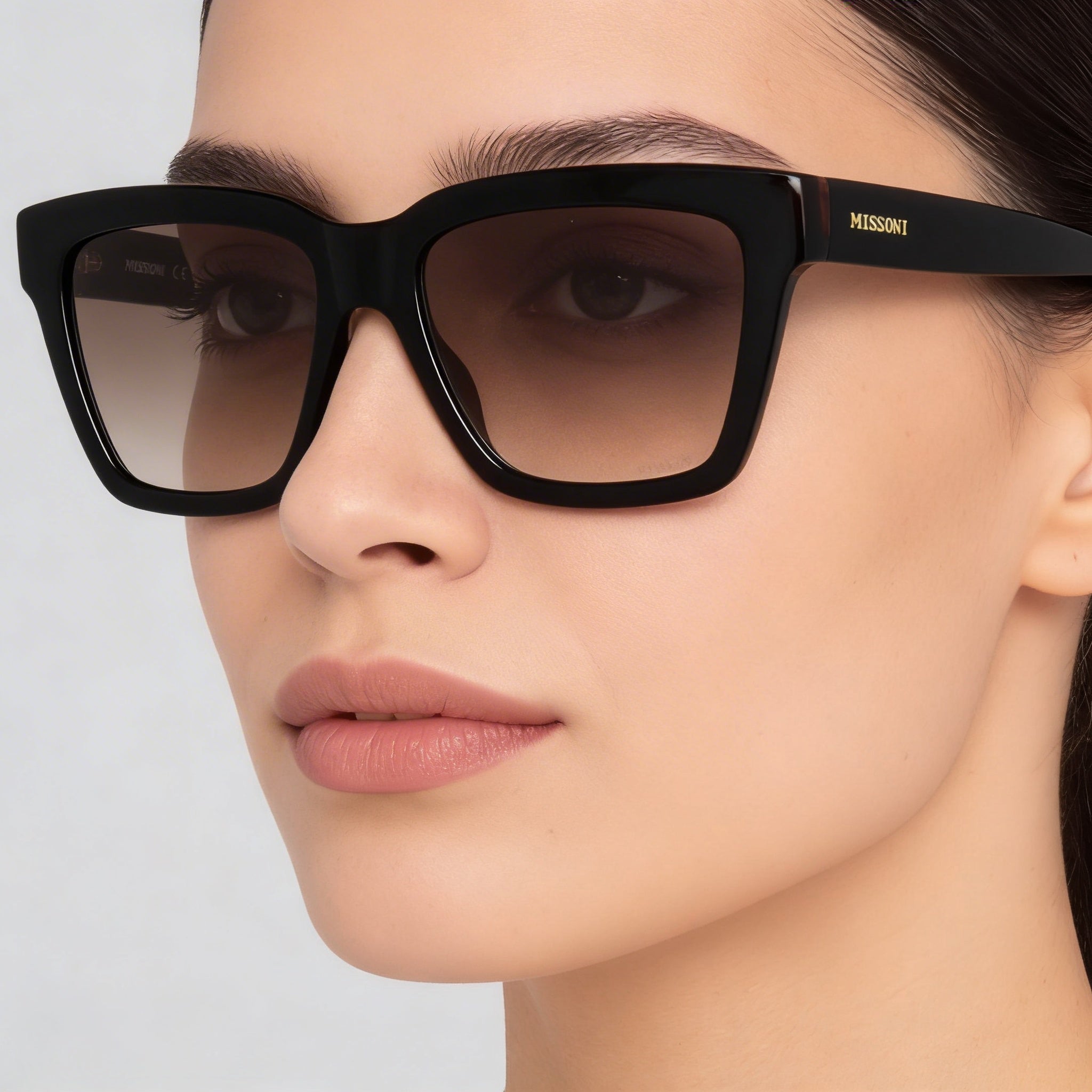 Missoni Modern Women's Black Acetate UV Protection Sunglasses 55mm, Photo 4