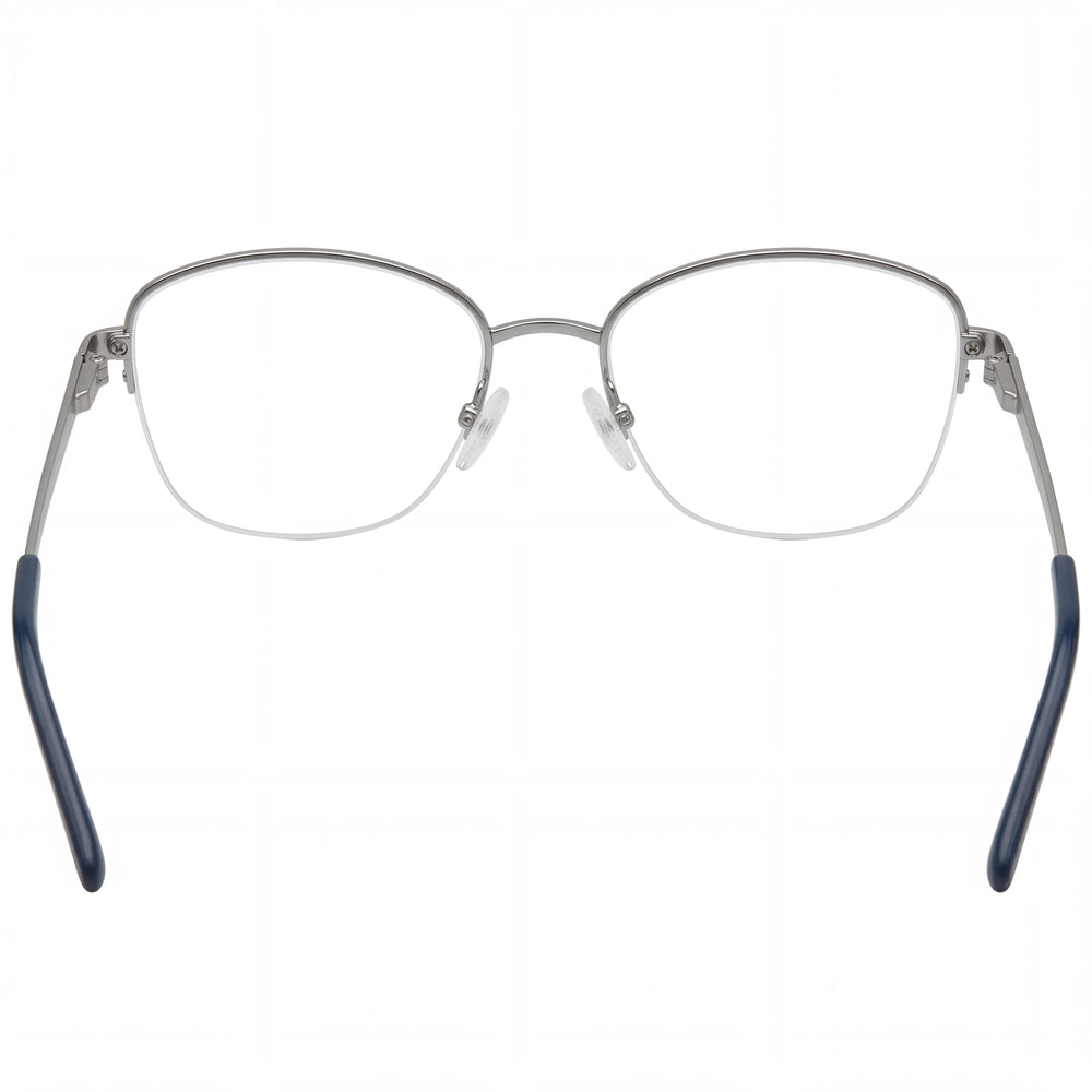 Adensco Ad 252 Men's Blue Metal Frame Eyeglasses 51mm