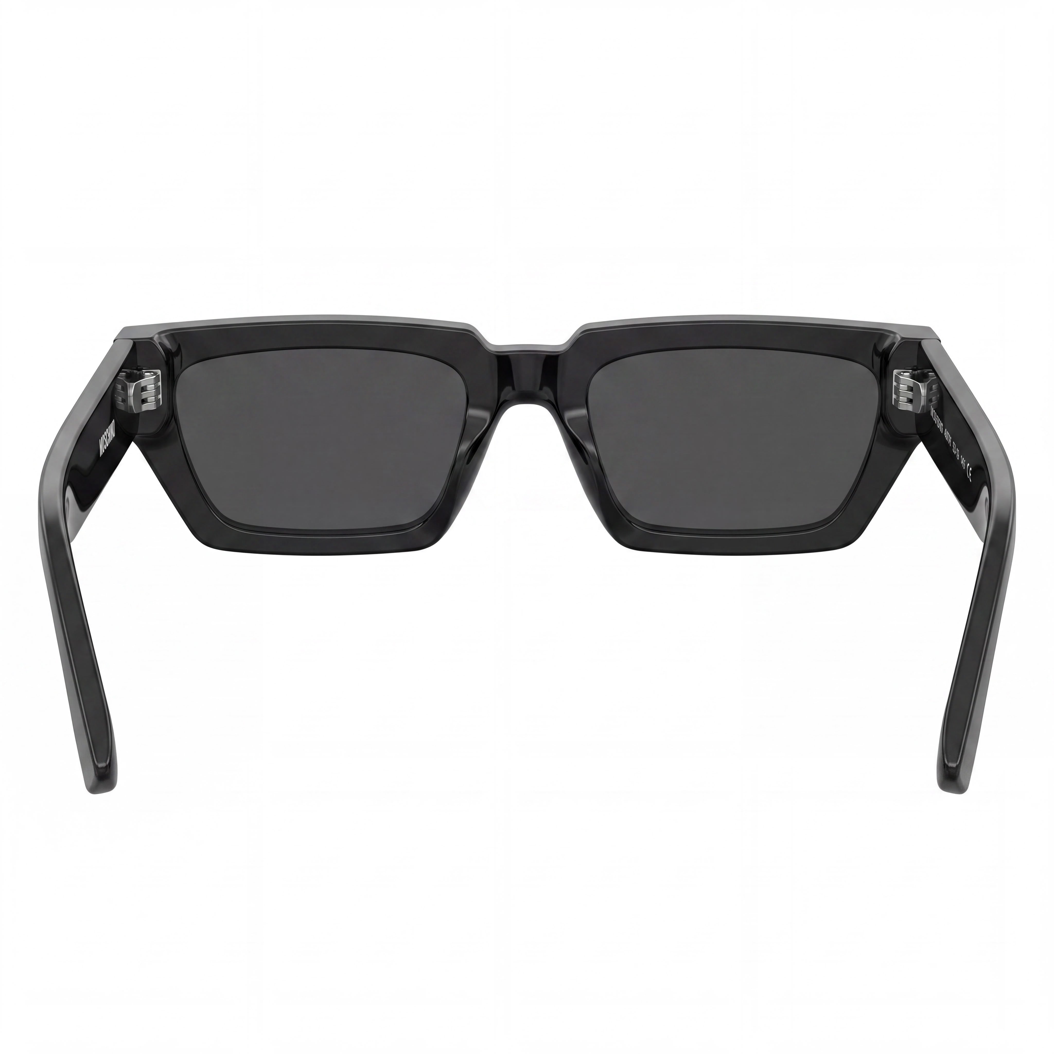 Moschino Modern Women's Acetate Sunglasses with Black Frame and Black Lenses, 55mm Lens Width, Photo 4