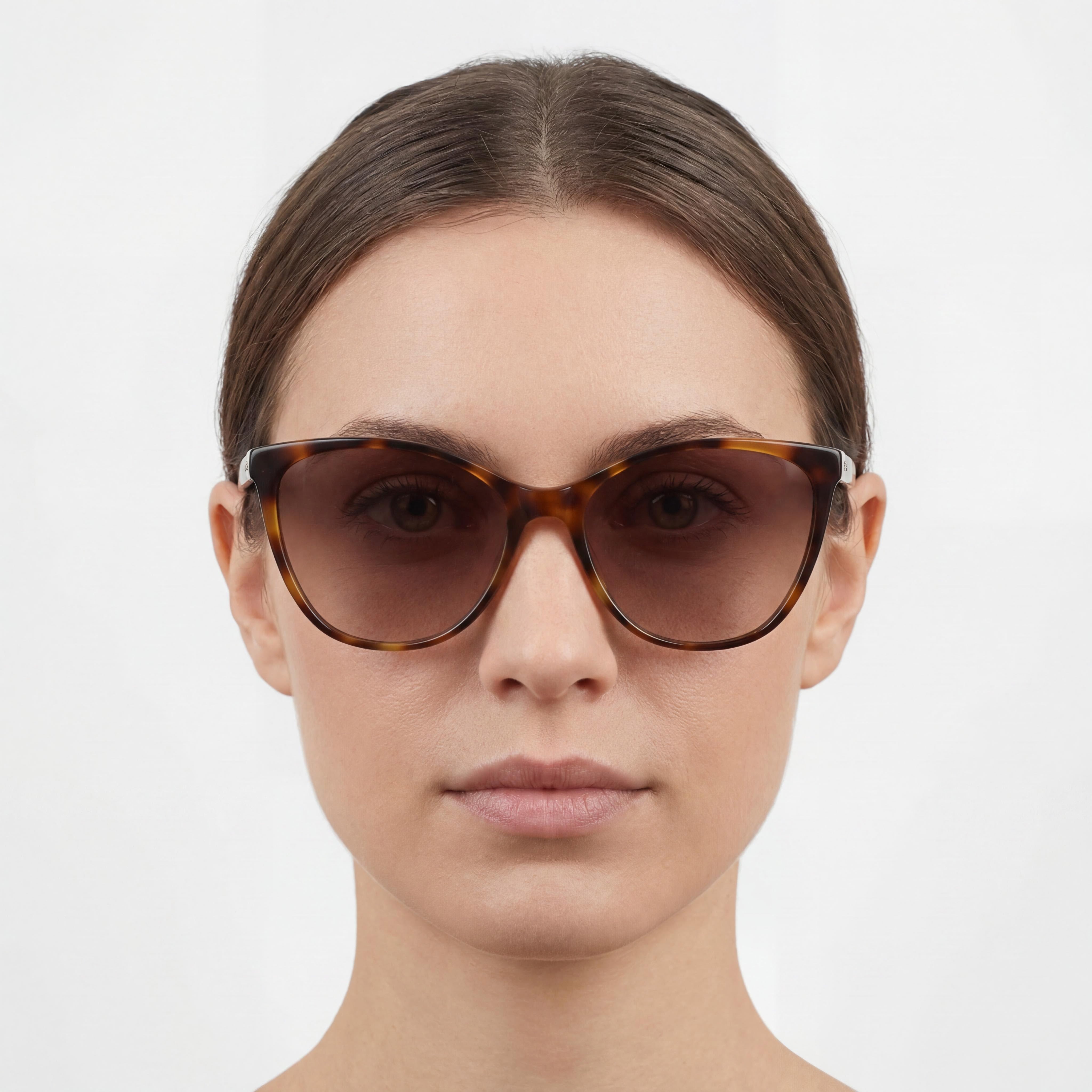 Longchamp LO659S Women's Alloy Steel Havana Non-Polarized UV Protection Sunglasses 57mm, Photo 4