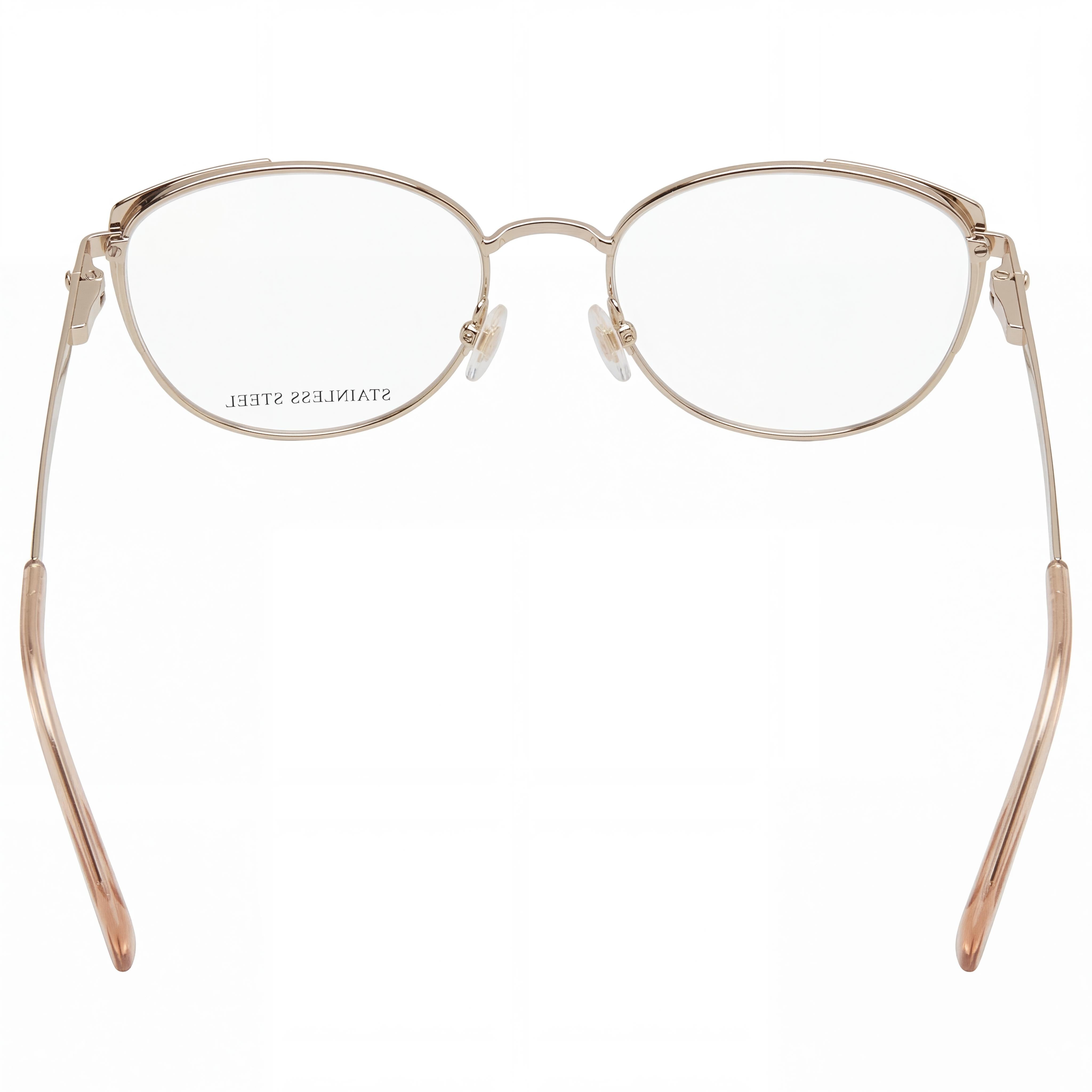 Gafas con montura metálica dorada estilo ojo de gato para mujer de Kate Spade New York, con diseño ligero, Photo 3