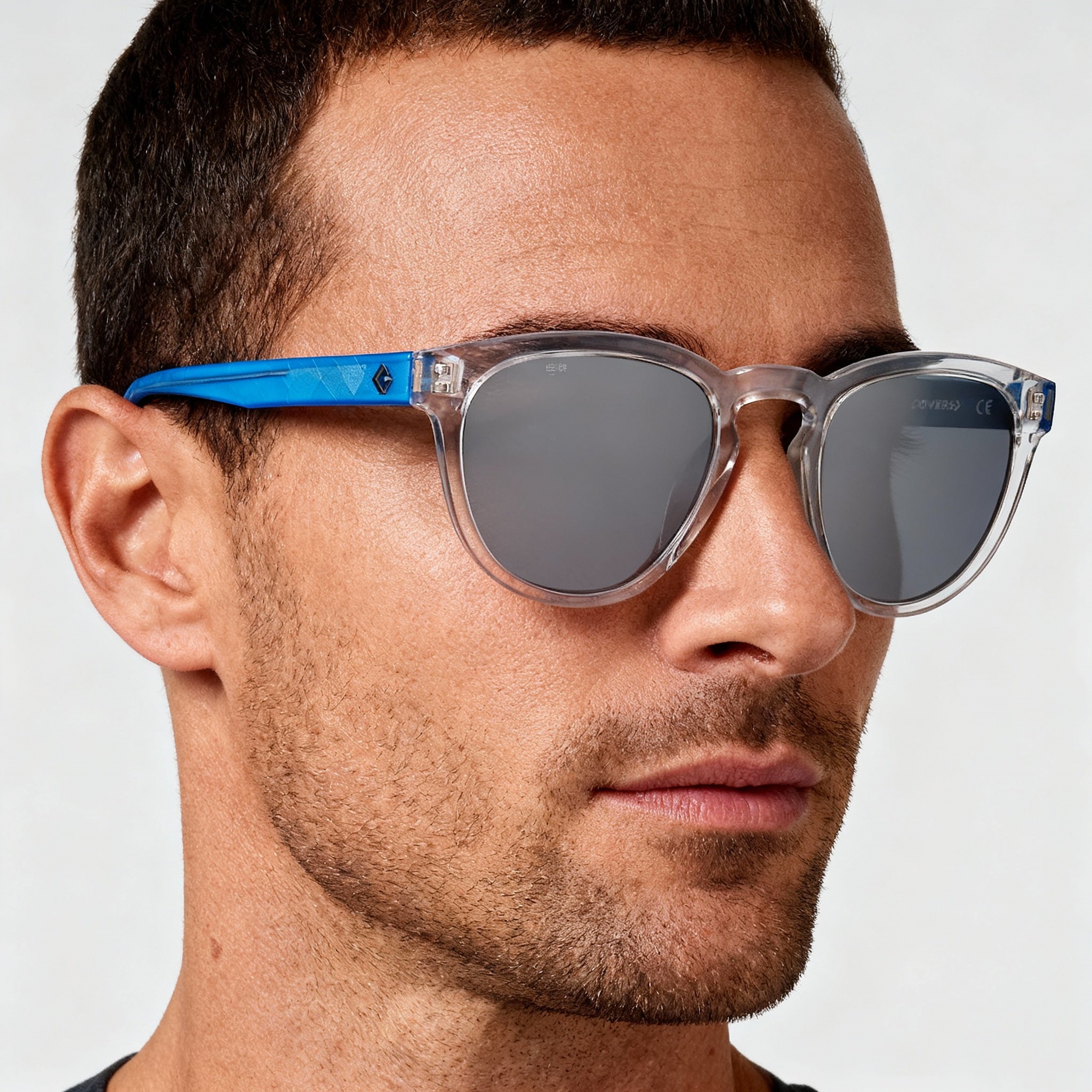 Converse Modern CV541S ADVANCE Men's Injected Frame Eyewear, Crystal Clear Polycarbonate UV Protection Lenses, 52mm, Photo 5