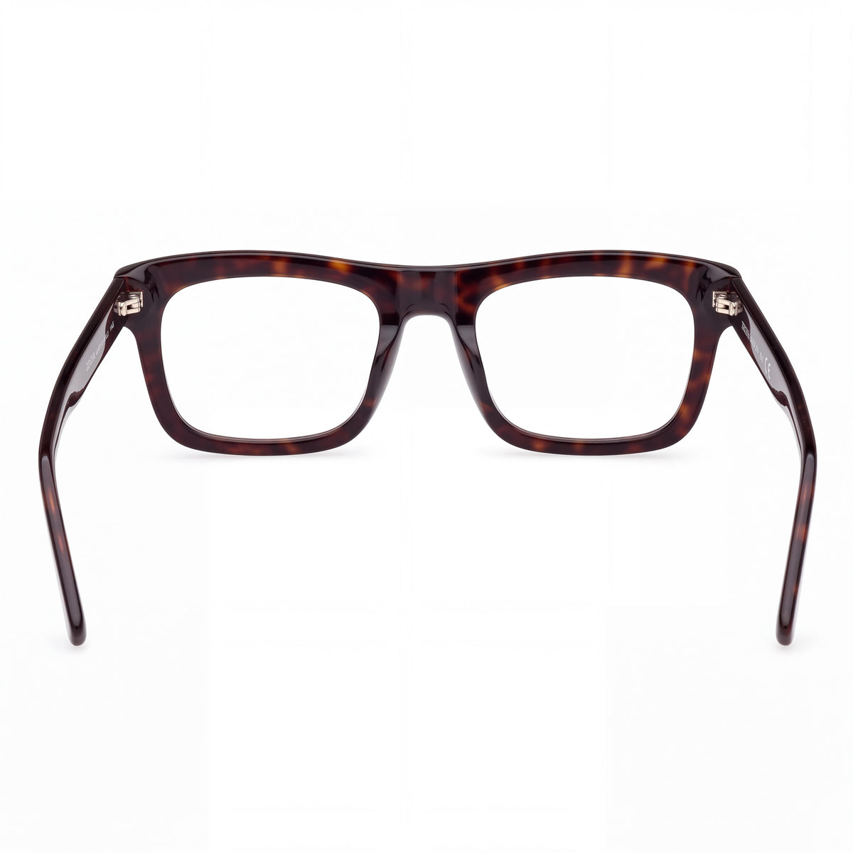 Montura óptica unisex Ermenegildo Zegna EZ5276 de plástico color Habana oscuro con lentes transparentes 52-22-145, Photo 4