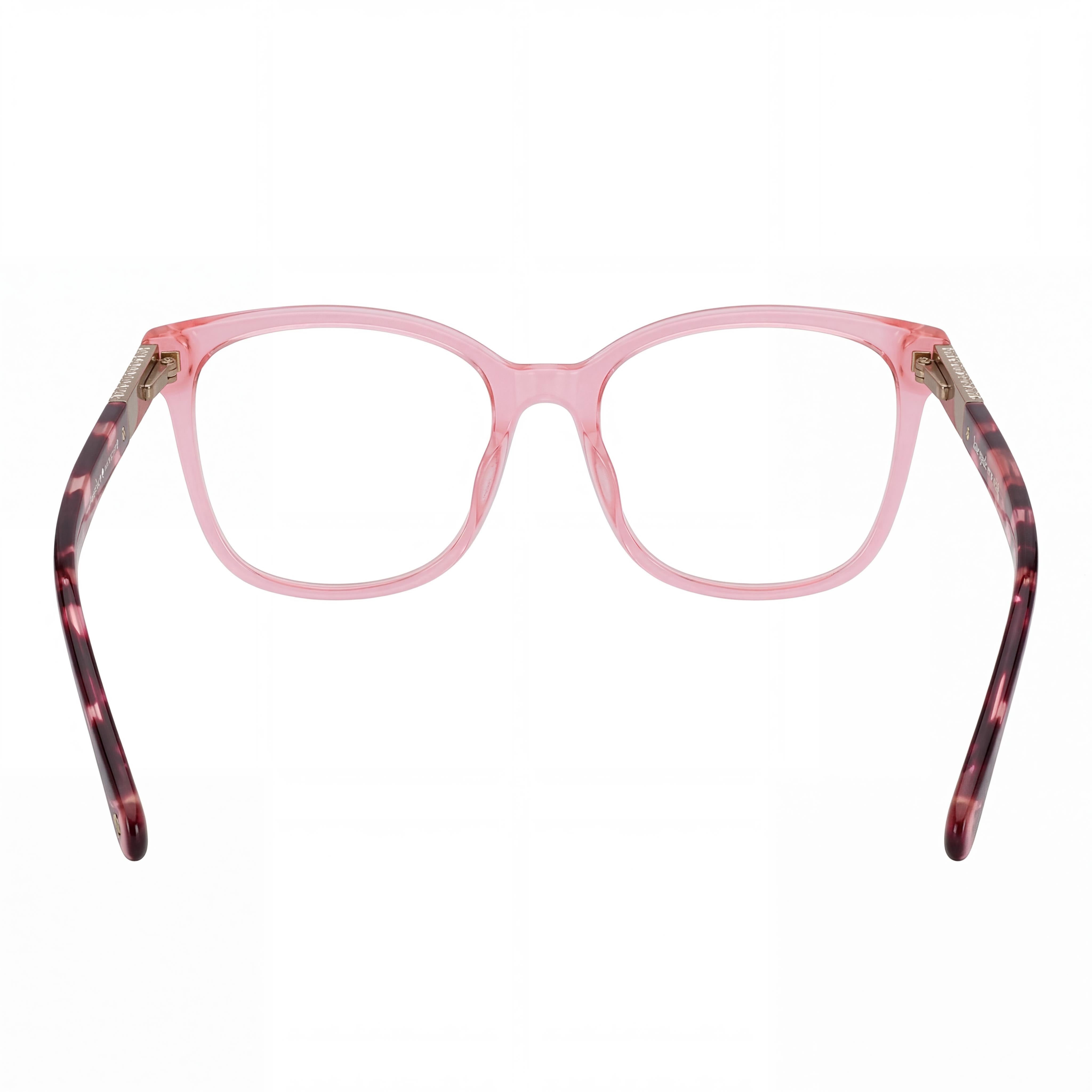 kate spade new york Davina Women's Pink Eyewear with Acetate Frame and Polycarbonate Lenses, 54mm Lens Width, Photo 3