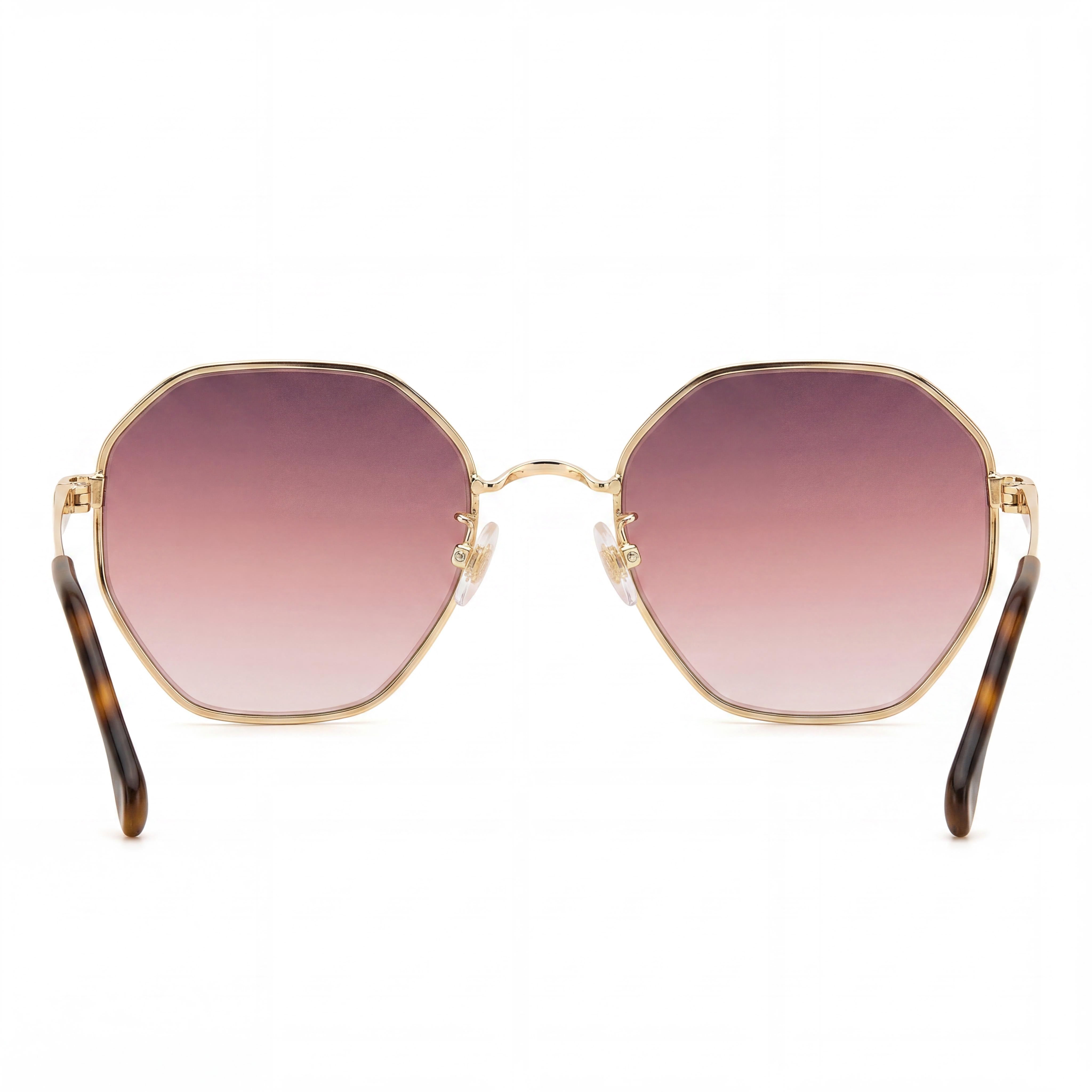 Gafas de sol de metal Carrera Modern para mujer, gris oscuro, montura rosa sombreada marrón y burdeos, UV 400 no polarizadas rosa sombreado burdeos, 53 mm, Photo 3