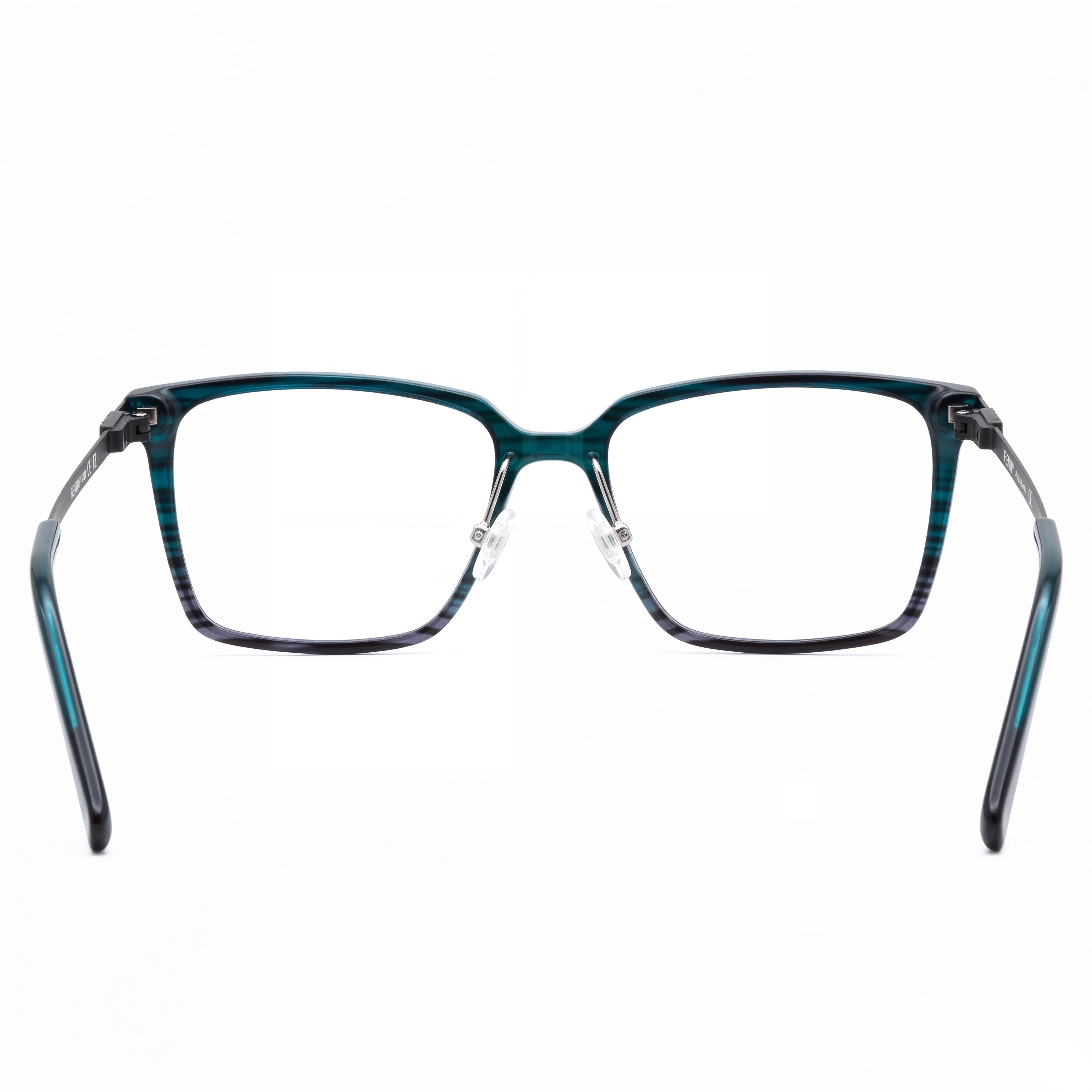 Flexon Ep8010 Women's Metal Frame with Polarized Lenses, featuring Teal Grey Gradient Color, 54mm, Photo 3