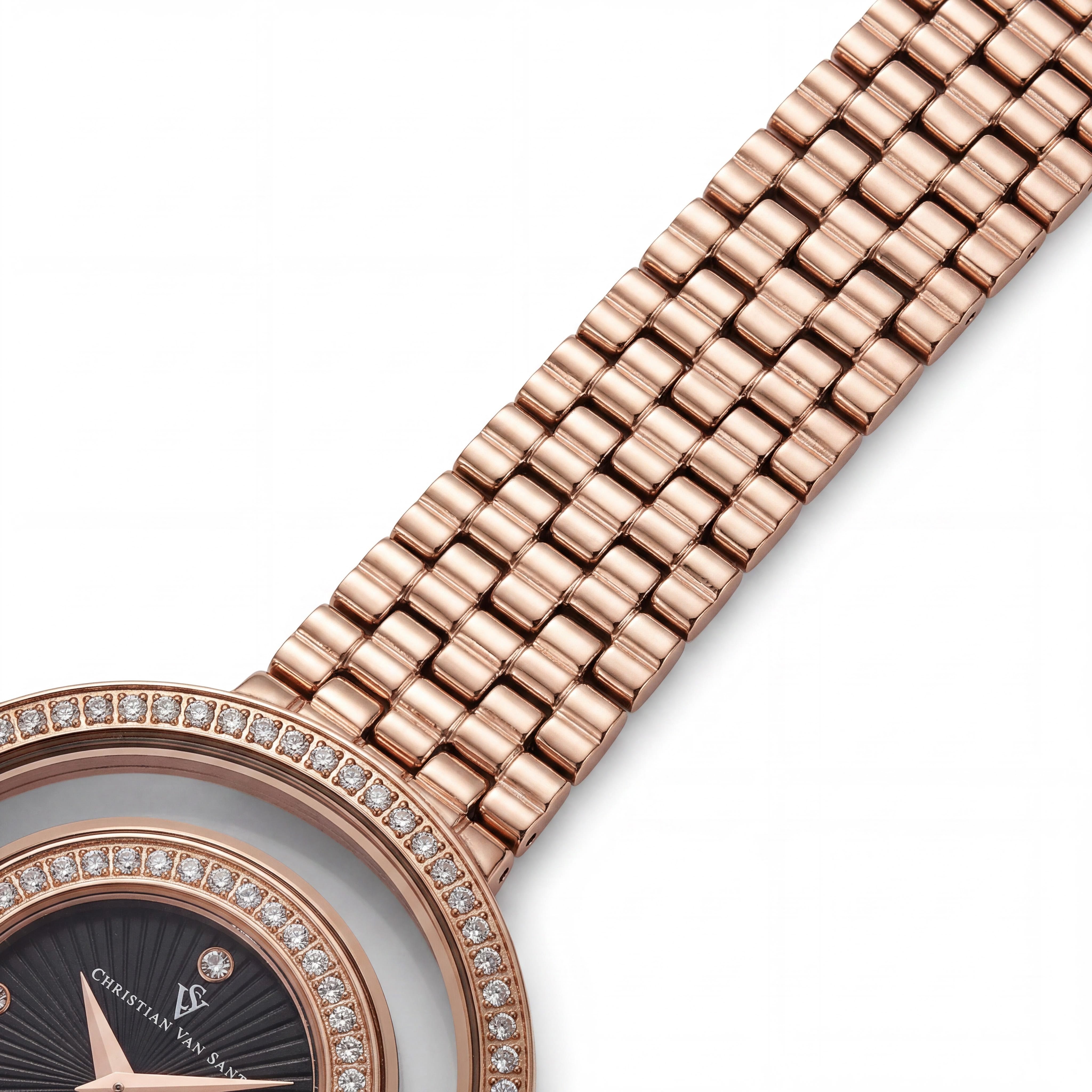 Christian Van Sant CV4833 Gracieuse Women's Rose Gold Stainless Steel Quartz Water Resistant Watch 34mm, Photo 3