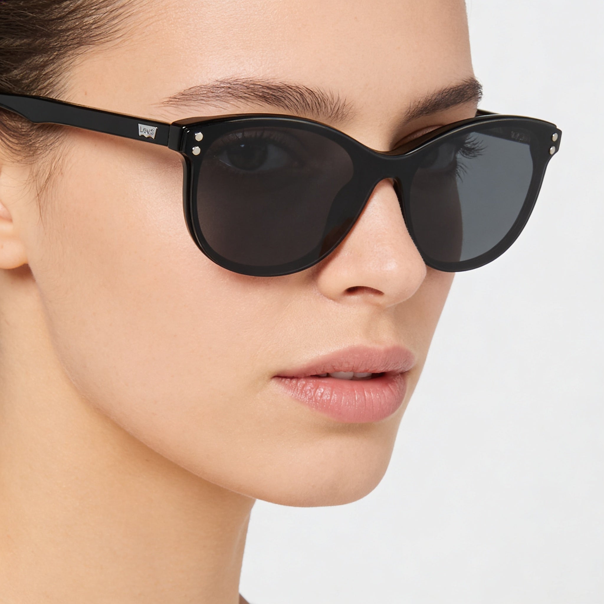 Gafas de sol Levi's Lv 5012/Cs para mujer, de plástico ecológico, color negro, con protección UV, talla 53-17-145, Photo 5