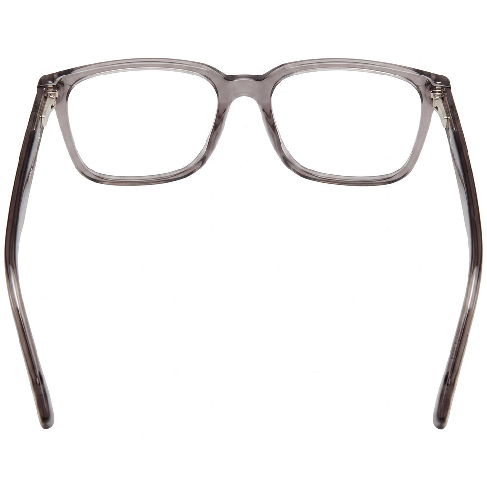 BOSS Modern Men's Transparent Brown Acetate Frame, Brown Polycarbonate Lens Eyeglasses 55mm