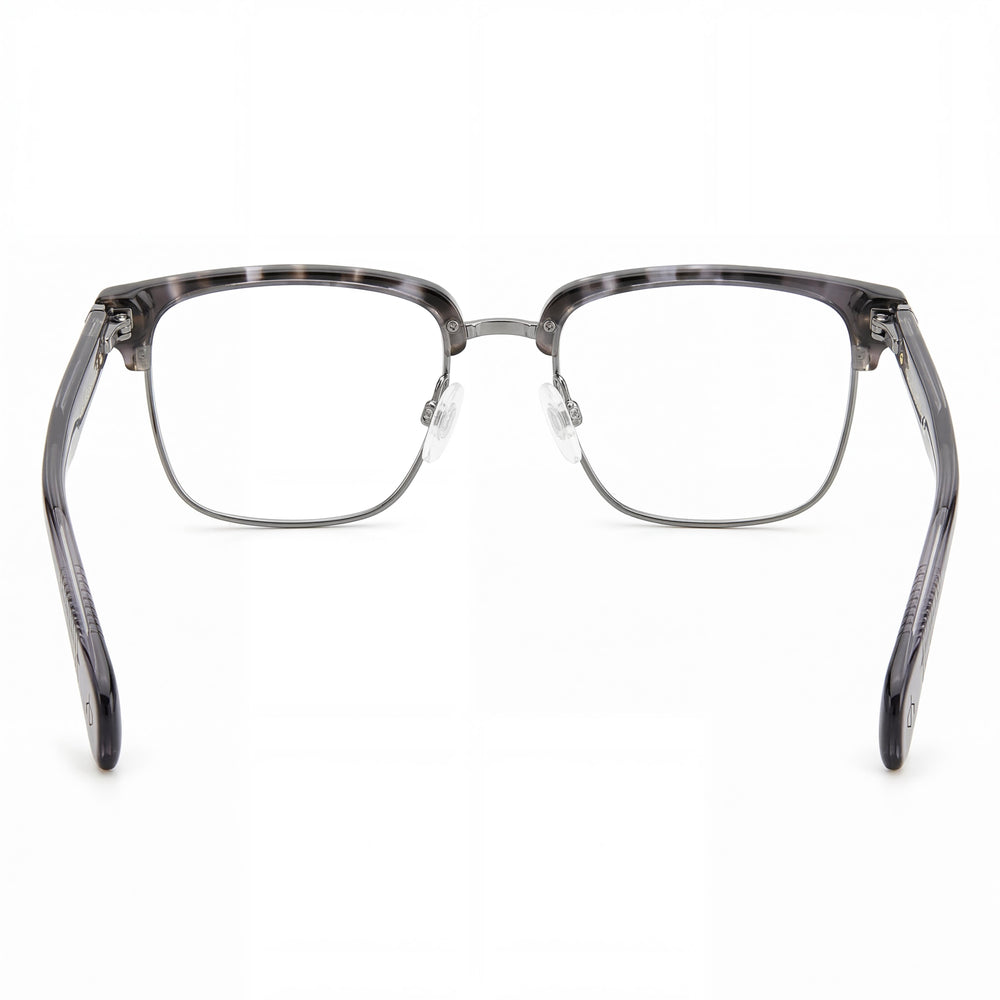 Rag & Bone Modern Men's Black Grey Havana Alloy Steel Sunglasses with Polycarbonate Lenses 53mm