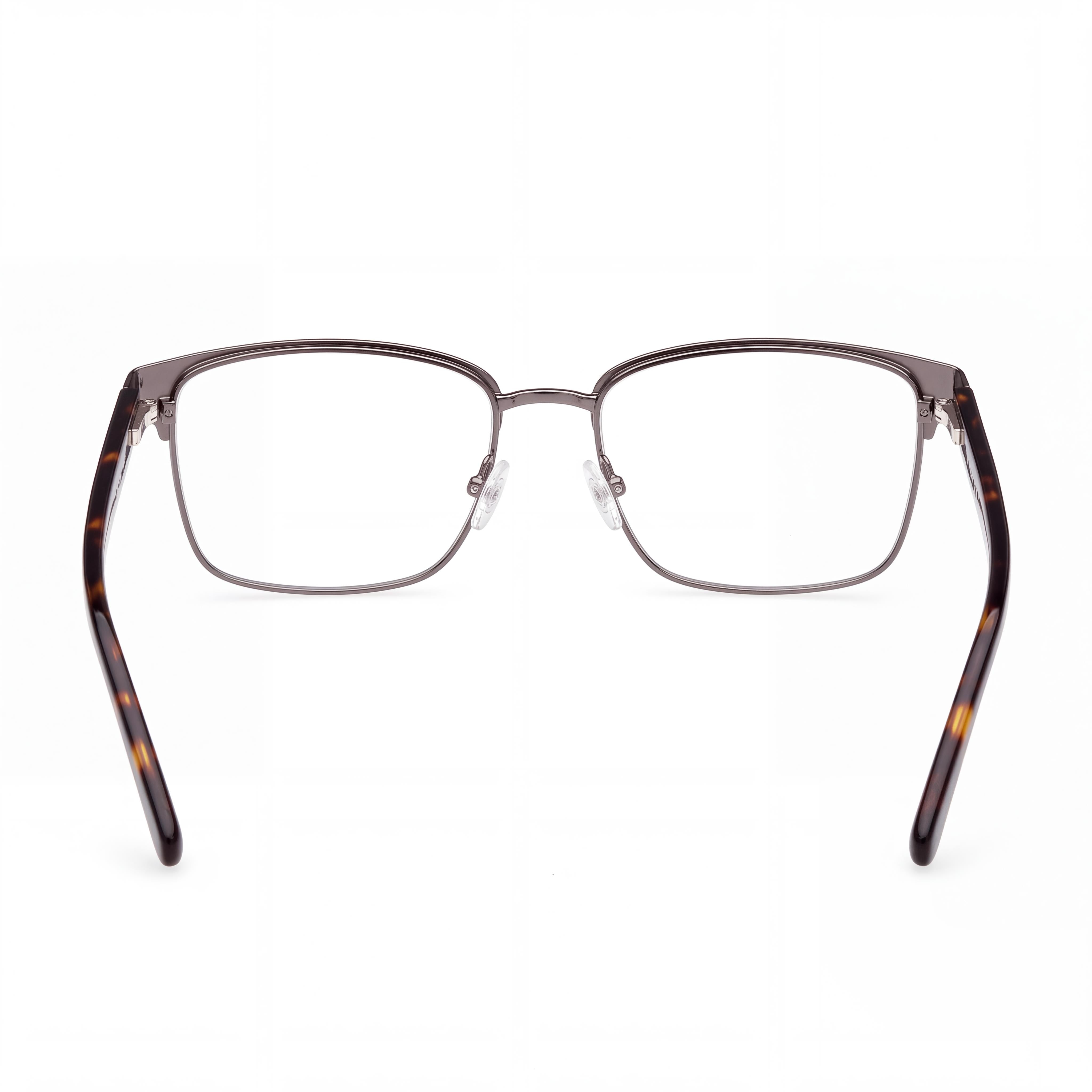 GUESS Gu50070 Men's Grey Metal Frame Eyeglasses for Optical Use with Polycarbonate Demo Lenses 54mm, Photo 3