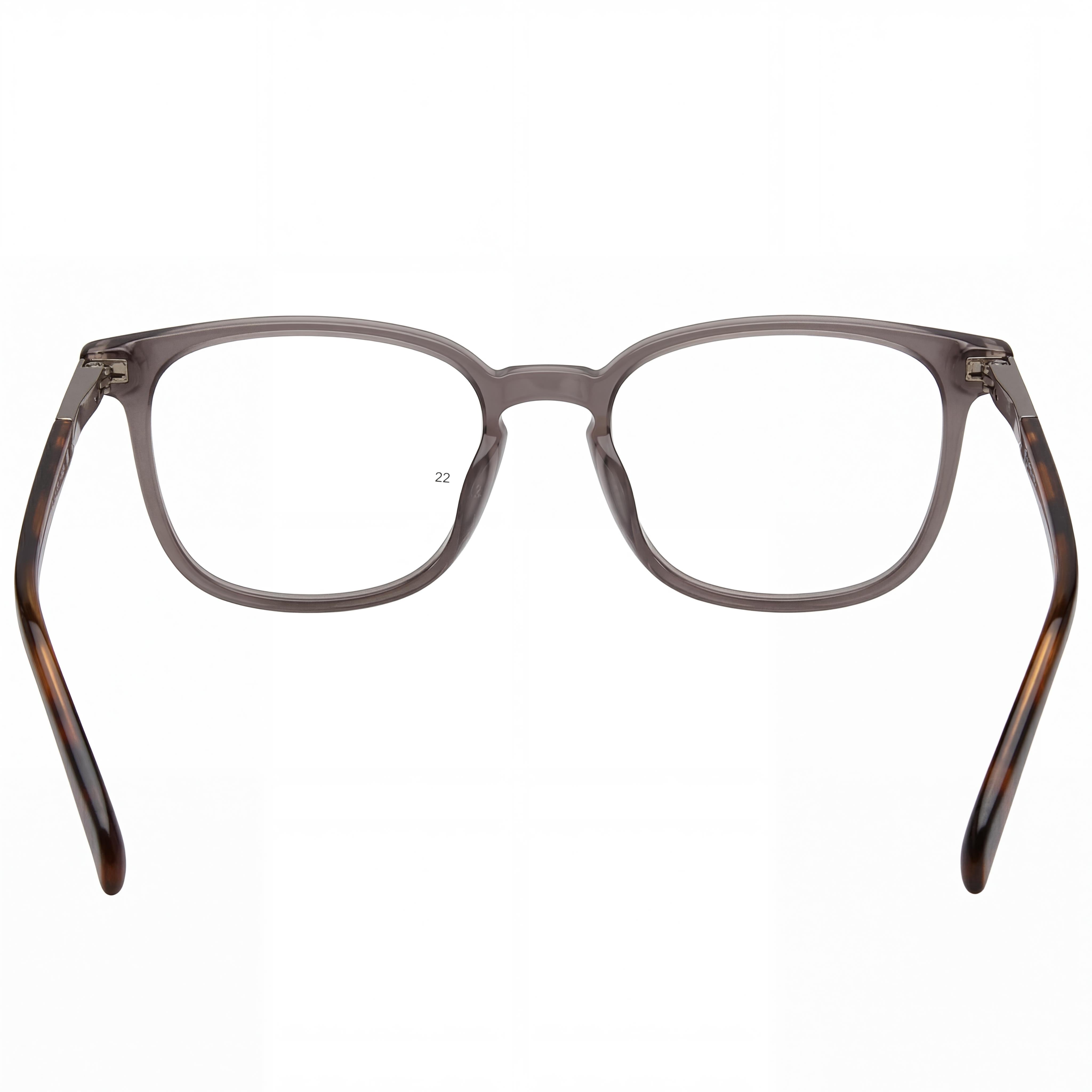 Fossil FOS 7116/G Gafas Unisex de Acetato Gris Cristal con Montura y Lente de Policarbonato de 52 mm, Puente de 18 mm, Patilla de 145 mm, Photo 3