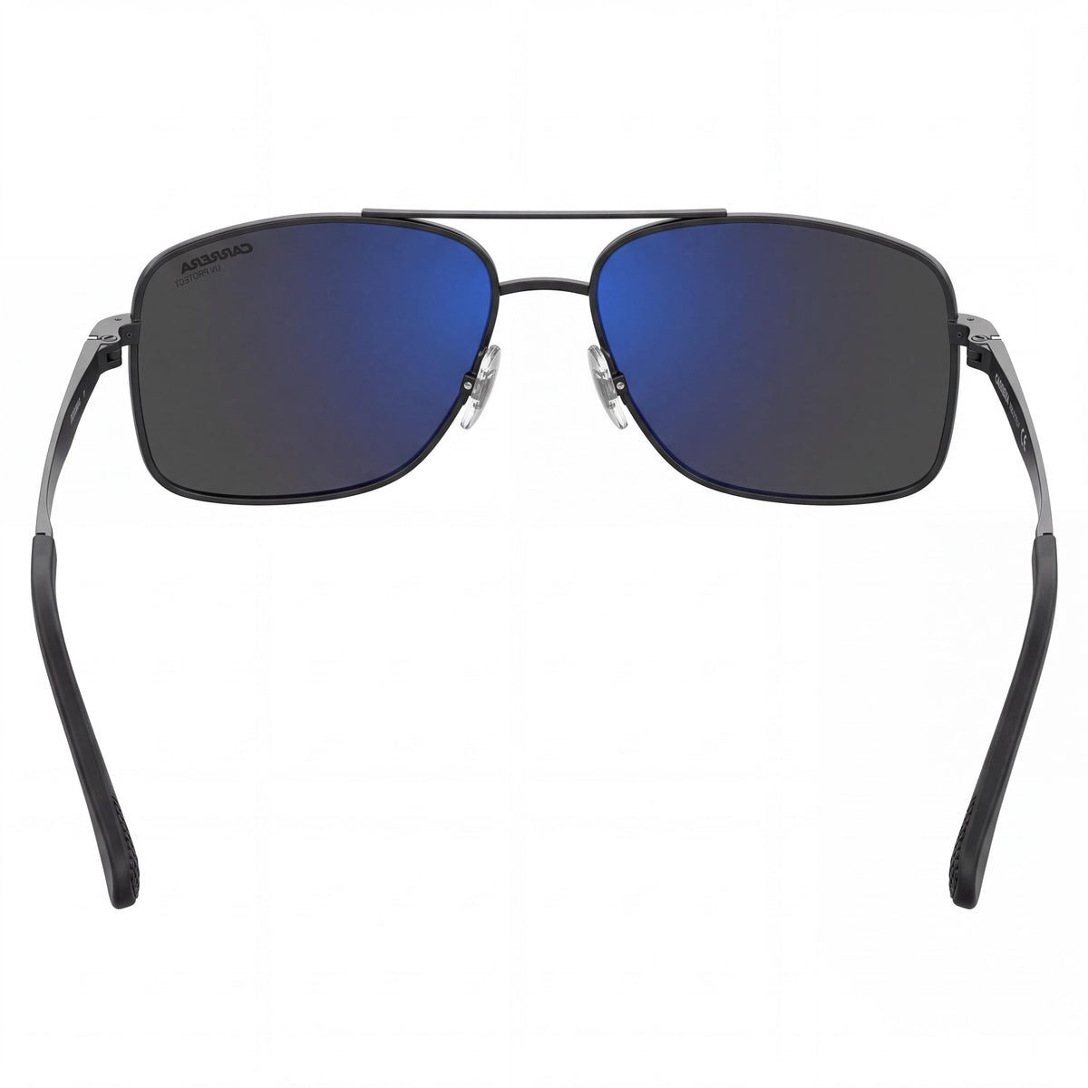Carrera 8040/S Navigator Unisex Stainless Steel Sunglasses, Black Gray Blue Mirror Frame, Blue Sky Mirror Lenses, 60mm, 100% UV, Photo 4