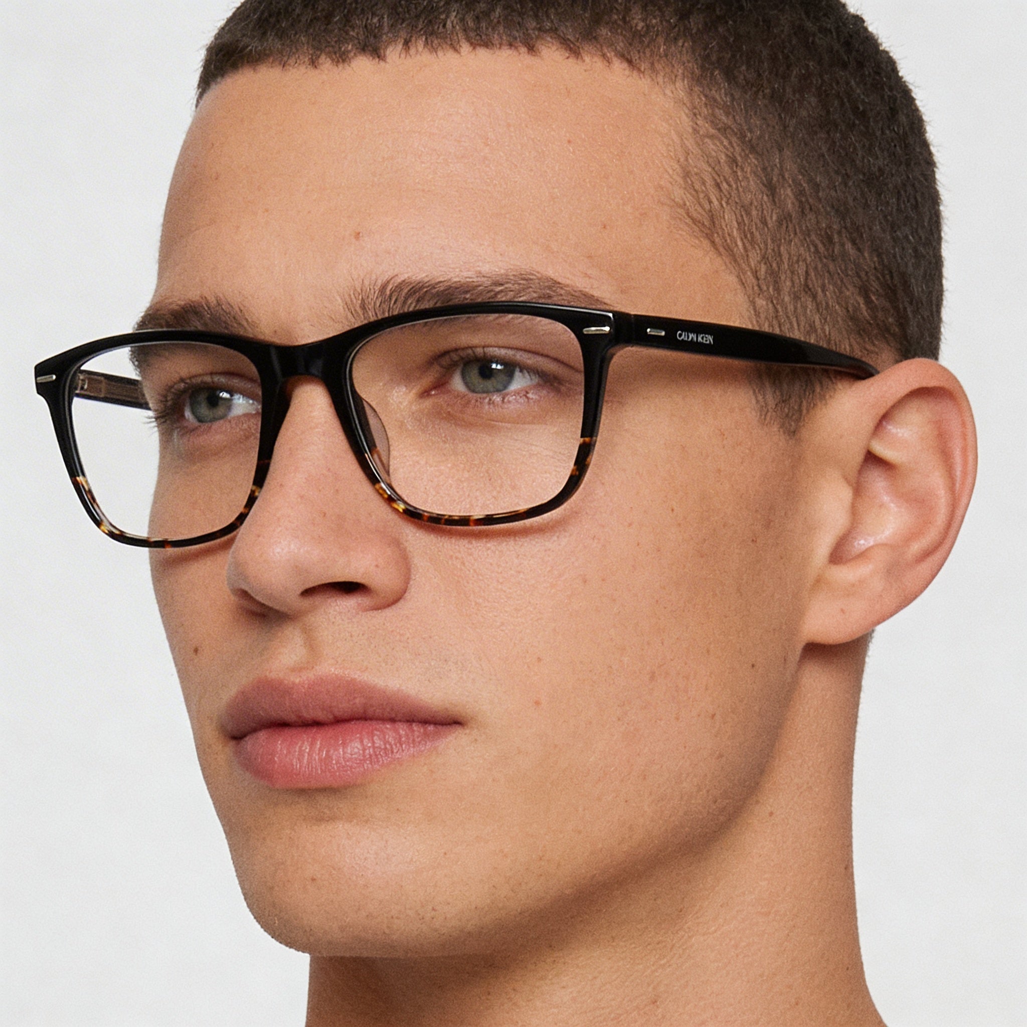 Calvin Klein Ck21502 Men's Black Tortoise Acetate Optical Glasses 55-19-145, Photo 4