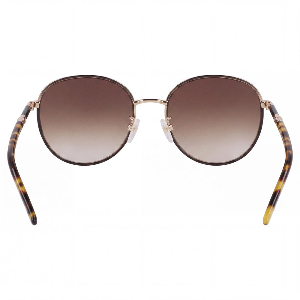 Gafas de sol Longchamp LO171S Modernas metálicas multicolor oro/negro para mujer 53mm