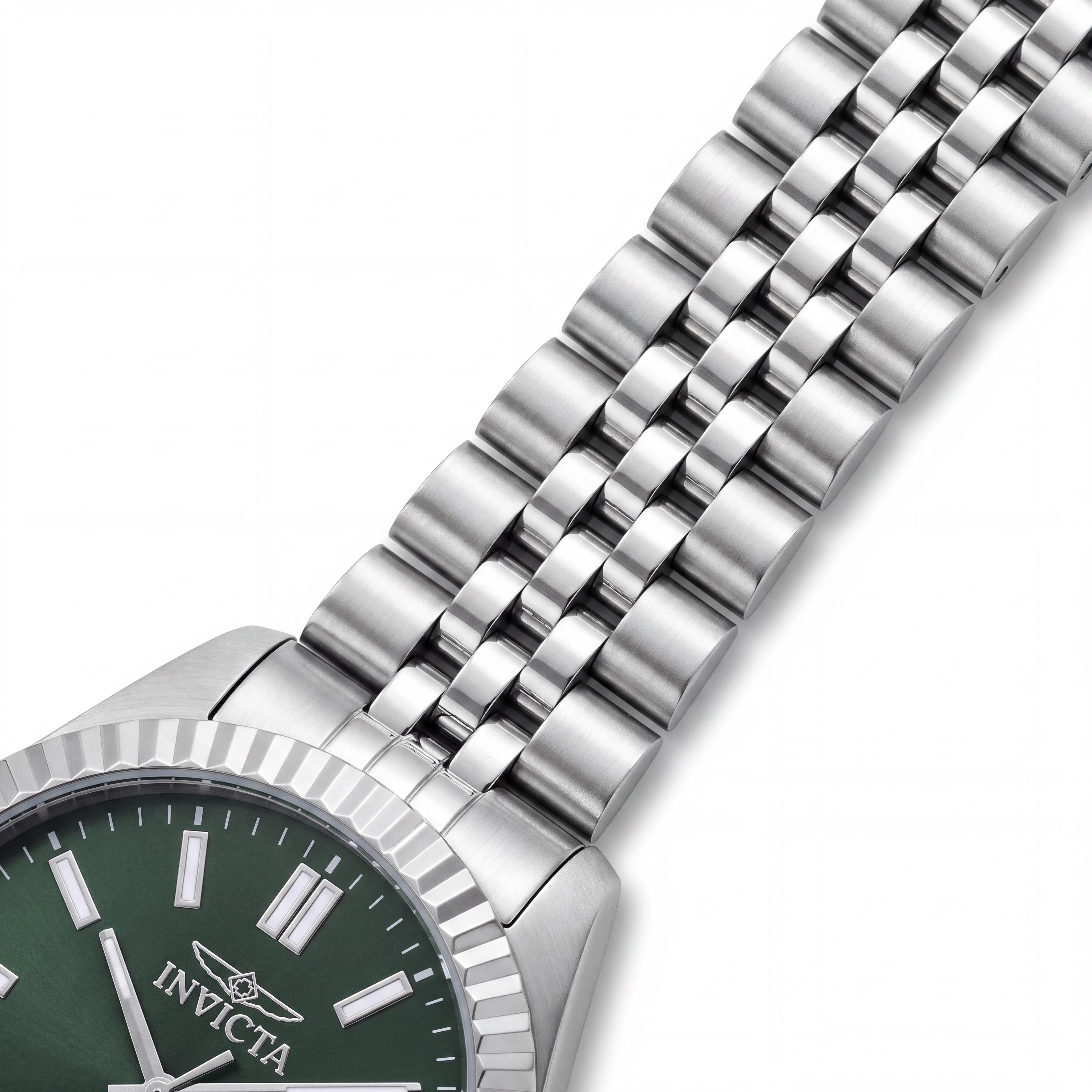 Invicta Specialty 47480 Unisex Stainless Steel Green Dial Quartz Bracelet Watch, 43mm Case, Photo 3