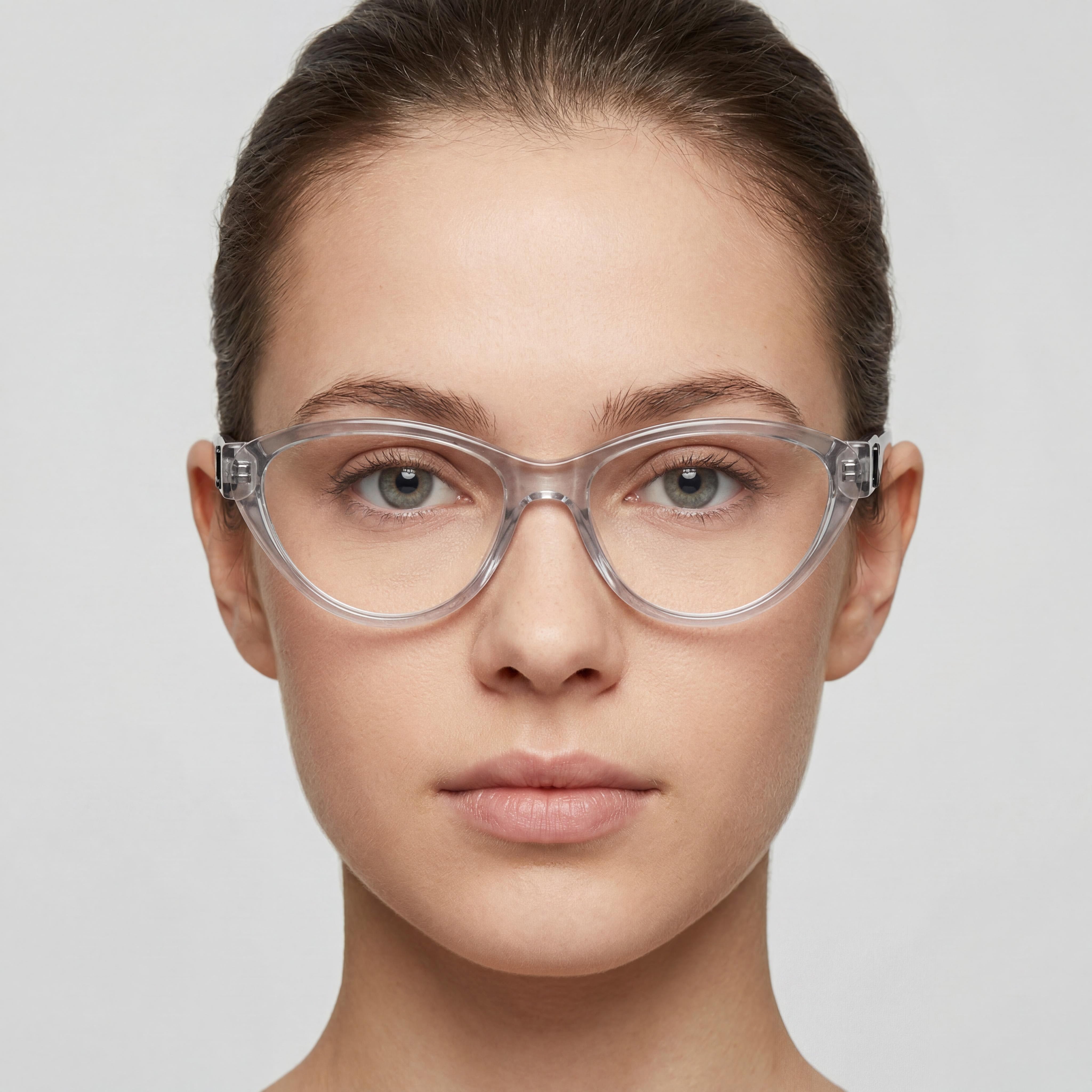 KARL LAGERFELD Modern Unisex Acetate Frame Eyeglasses with Polycarbonate Lenses in Antique Rose, 54mm Lens Width, Photo 4