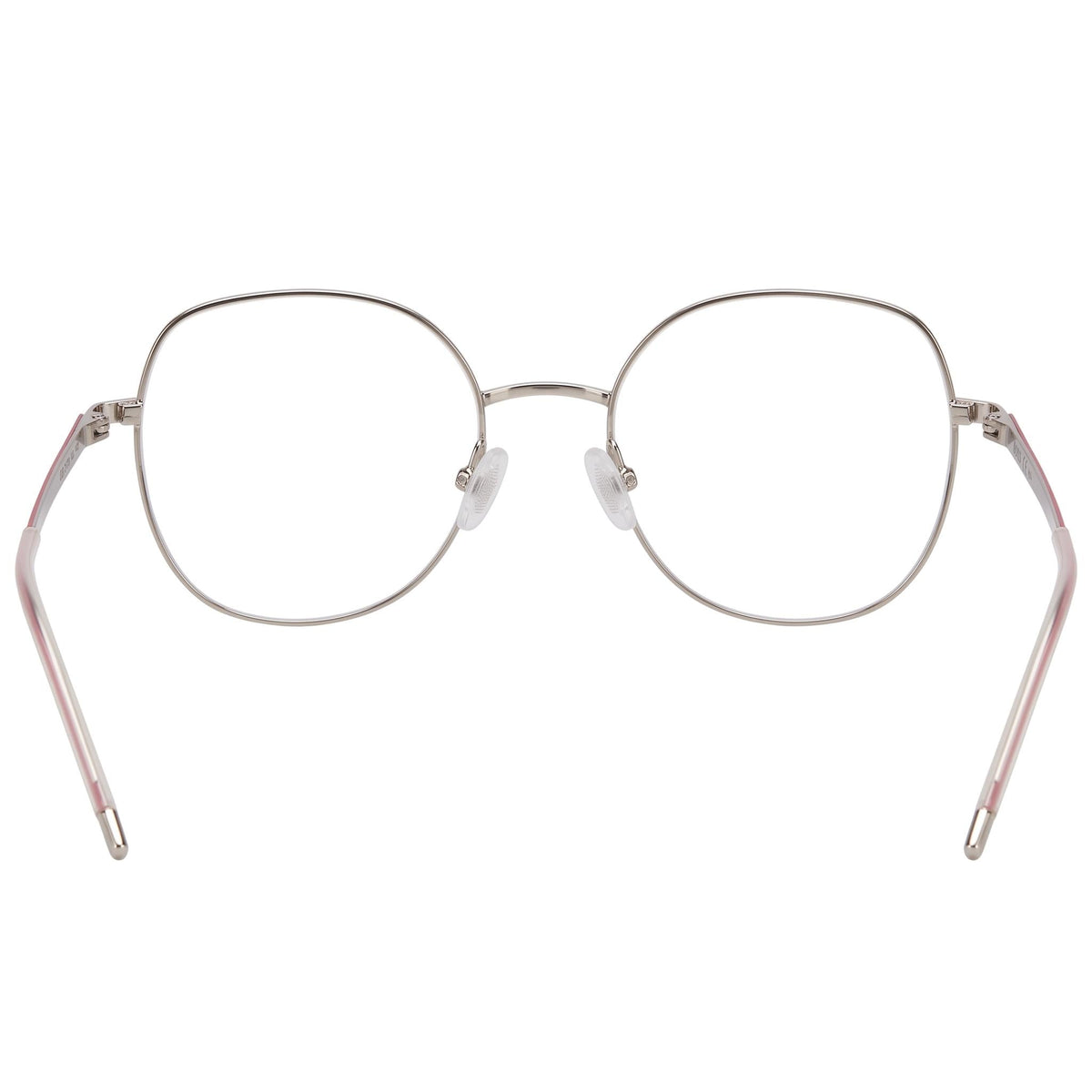 Gafas BOSS Audio Systems modernas para mujer, montura de acero de aleación rosa plateado, lentes de policarbonato no polarizadas con estuche, 52 mm, Photo 3
