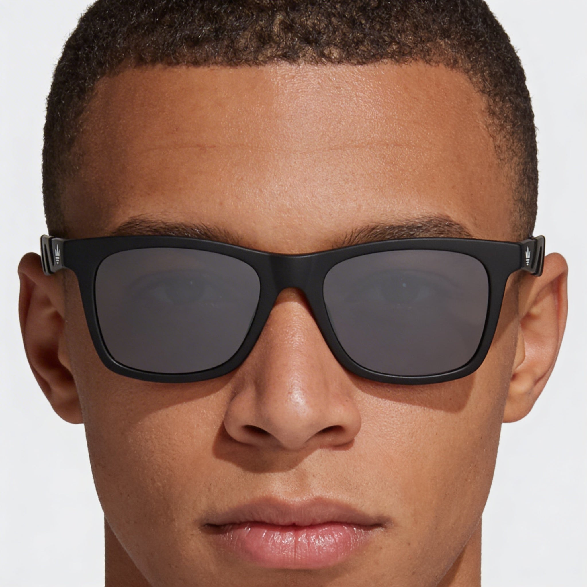 Adidas Unisex 100% UV Protective Matte Black Plastic Frame Smoke Polycarbonate Lens Sunglasses 53-18-145, Photo 4