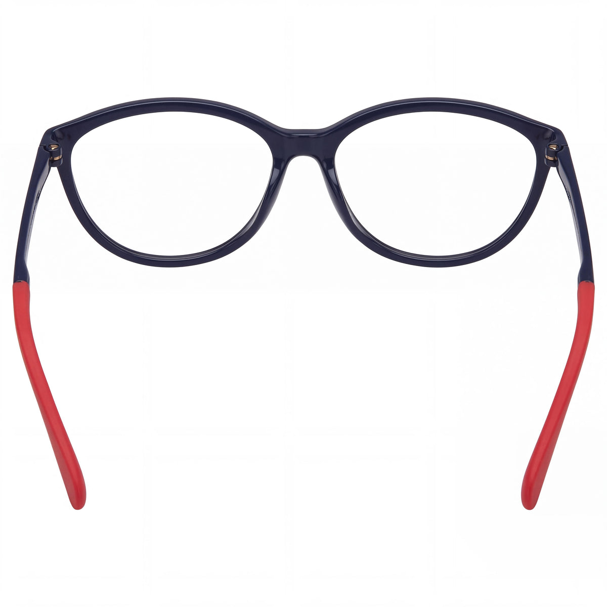 Max & Co. Modern Women's INJECTED Frame Eyeglasses with Shiny Blue Finish and Transparent Lenses 55-14-140, Photo 3