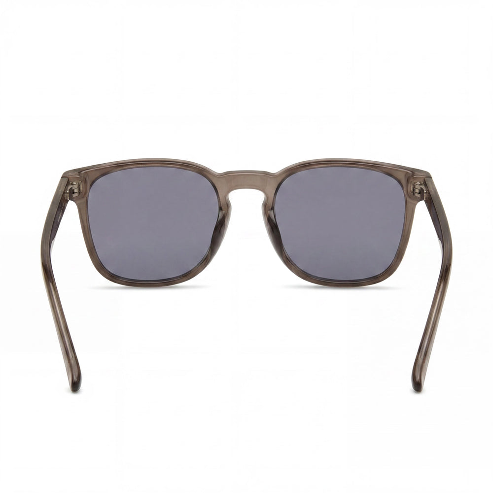 Kenneth Cole KC1414 Men's Grey Plastic Frame Sunglasses with Blue Non-Polarized Lenses, 54mm Lens Width