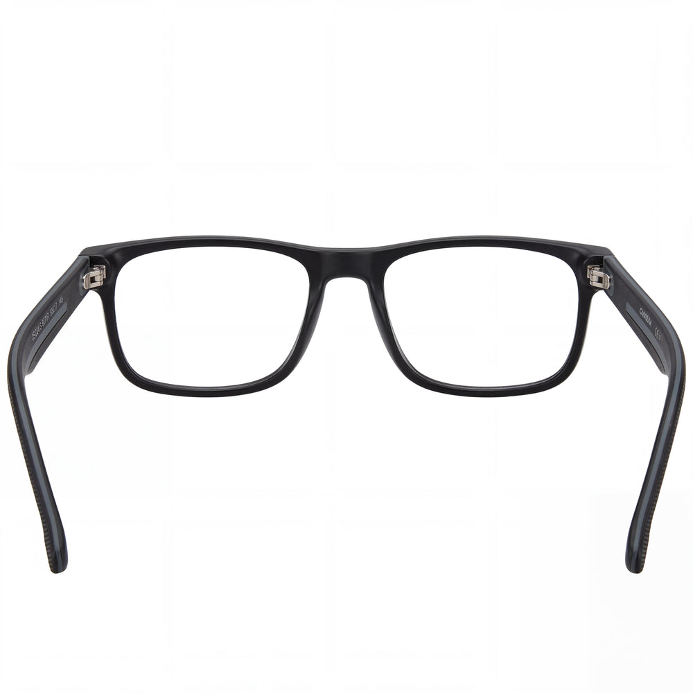 Gafas de Sol Unisex Modernas Carrera 8892, Montura de Poliamida Negra Gris, Lentes de Policarbonato Negras Grises, 55mm
