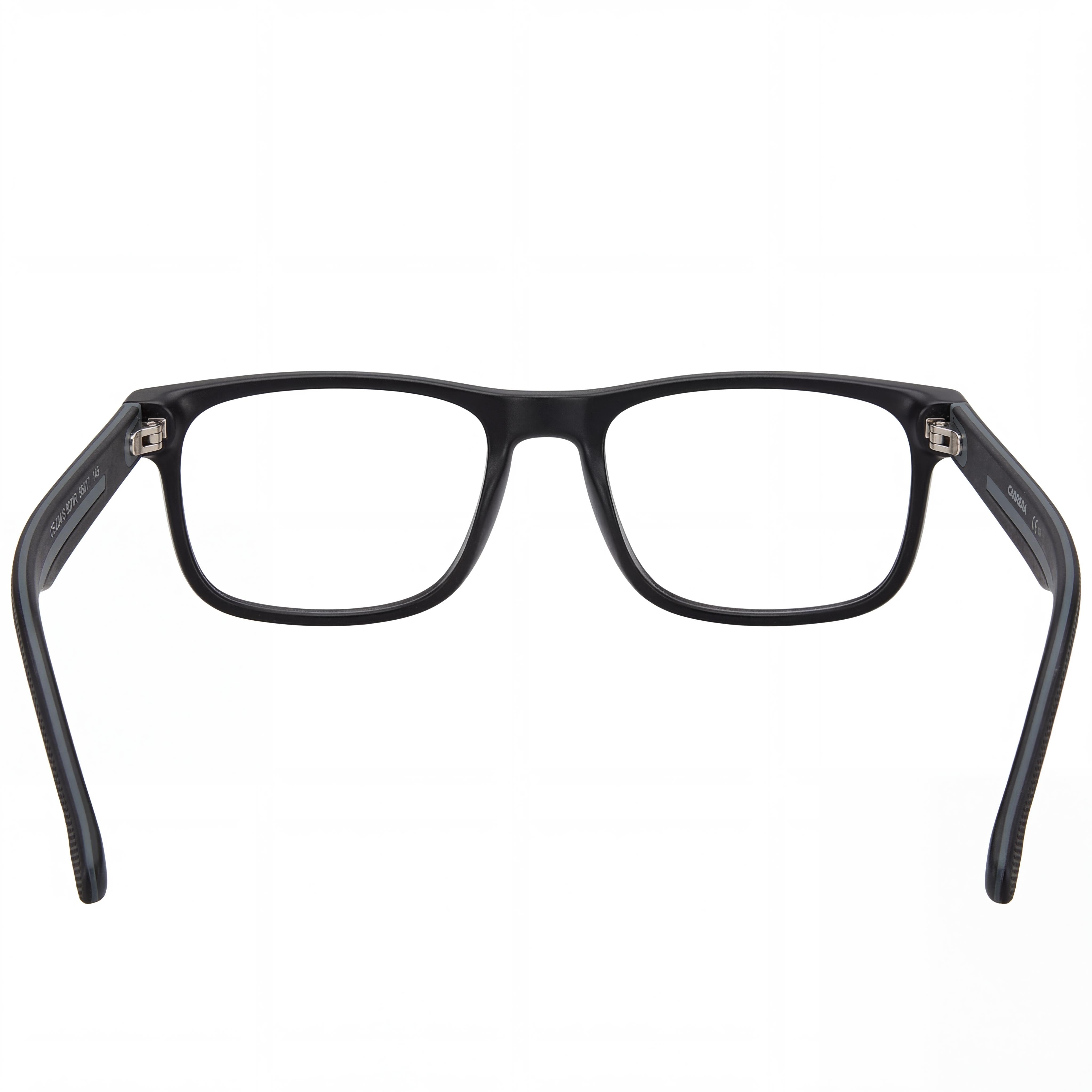 Gafas de Sol Unisex Modernas Carrera 8892, Montura de Poliamida Negra Gris, Lentes de Policarbonato Negras Grises, 55mm, Photo 3