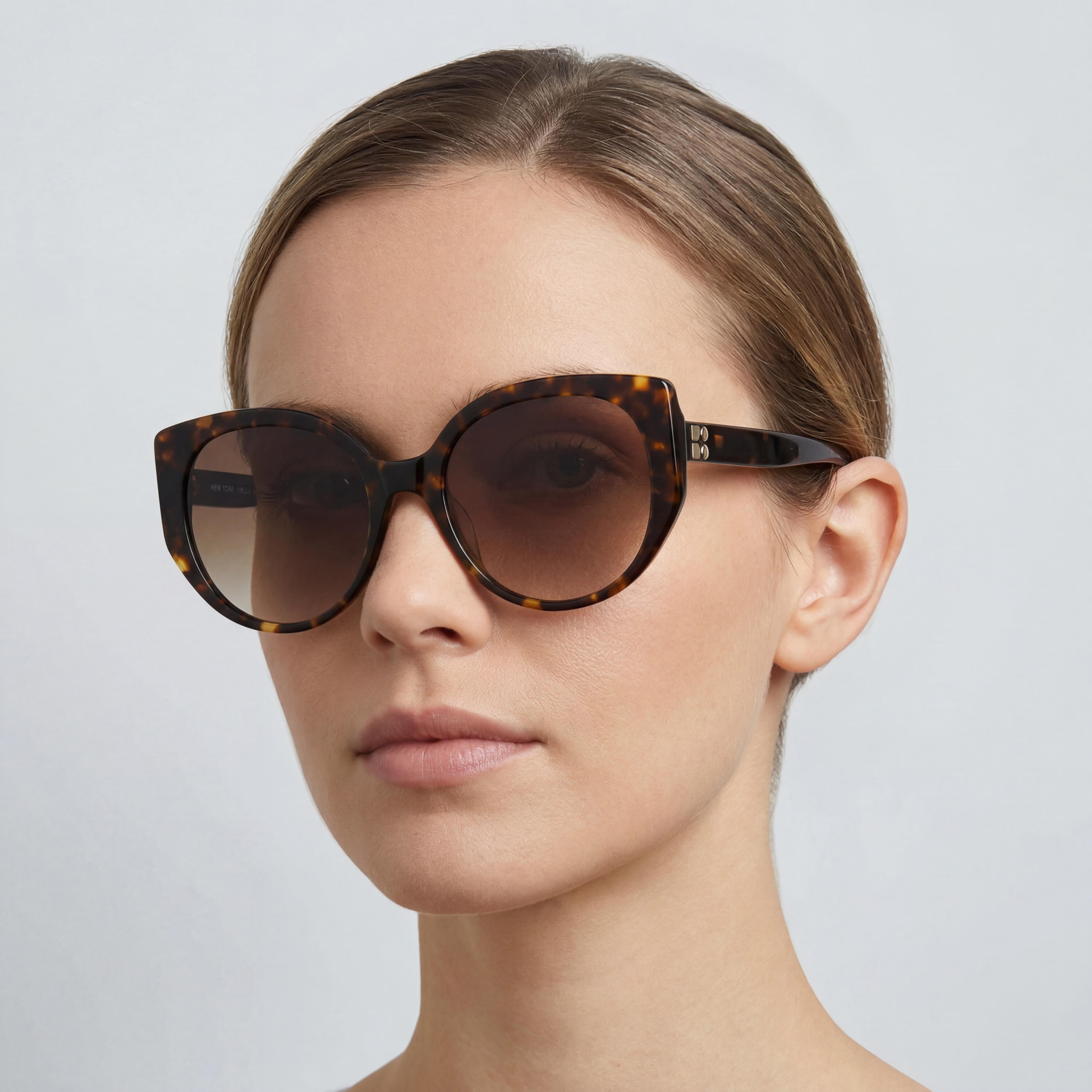 kate spade new york SERAPHINA/G/S Gafas de sol no polarizadas para mujer con montura ecológica Havana Oil de 55 mm, Photo 5