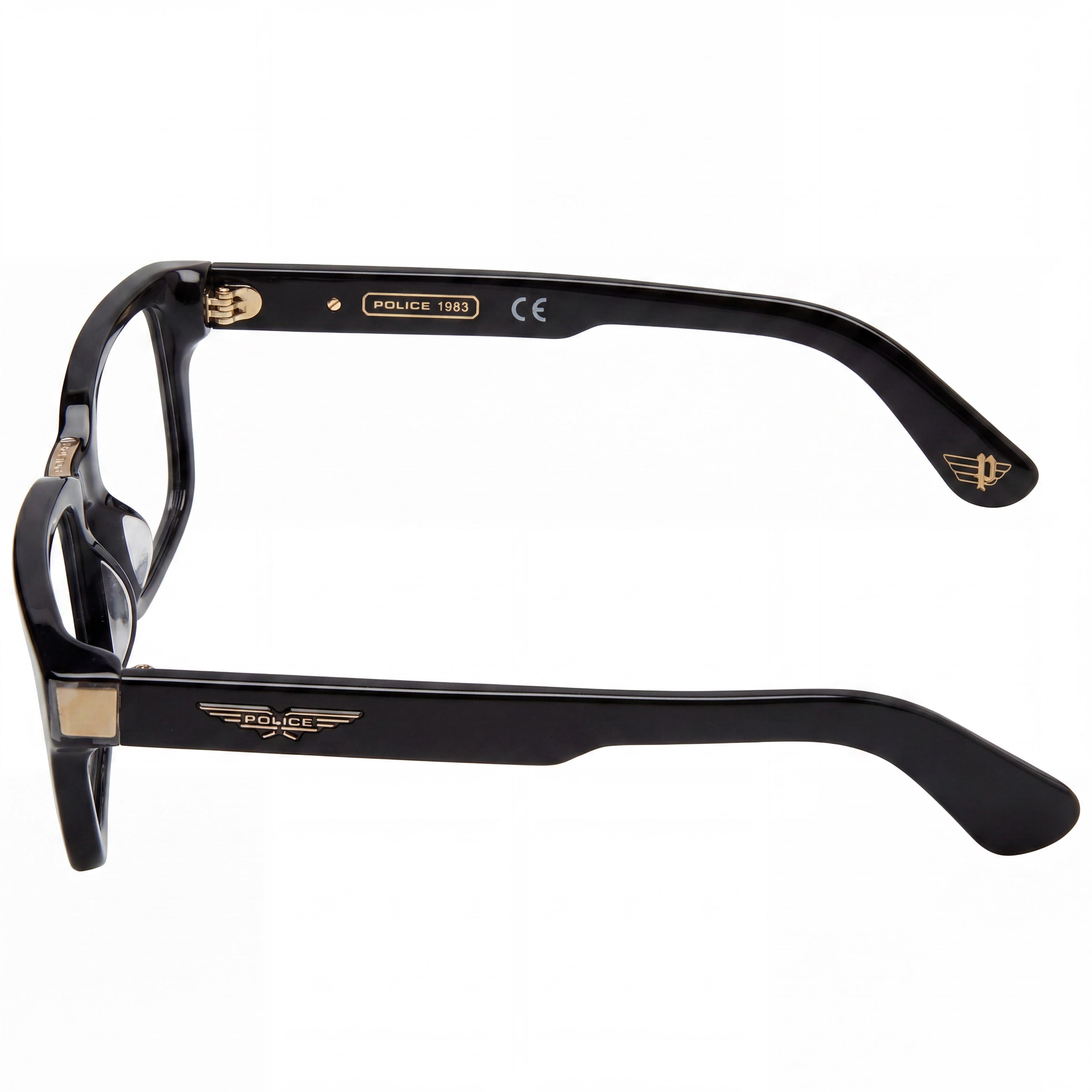 Gafas de sol Police VPLE36N rectangulares en negro brillante para hombre, 52mm, Photo 4