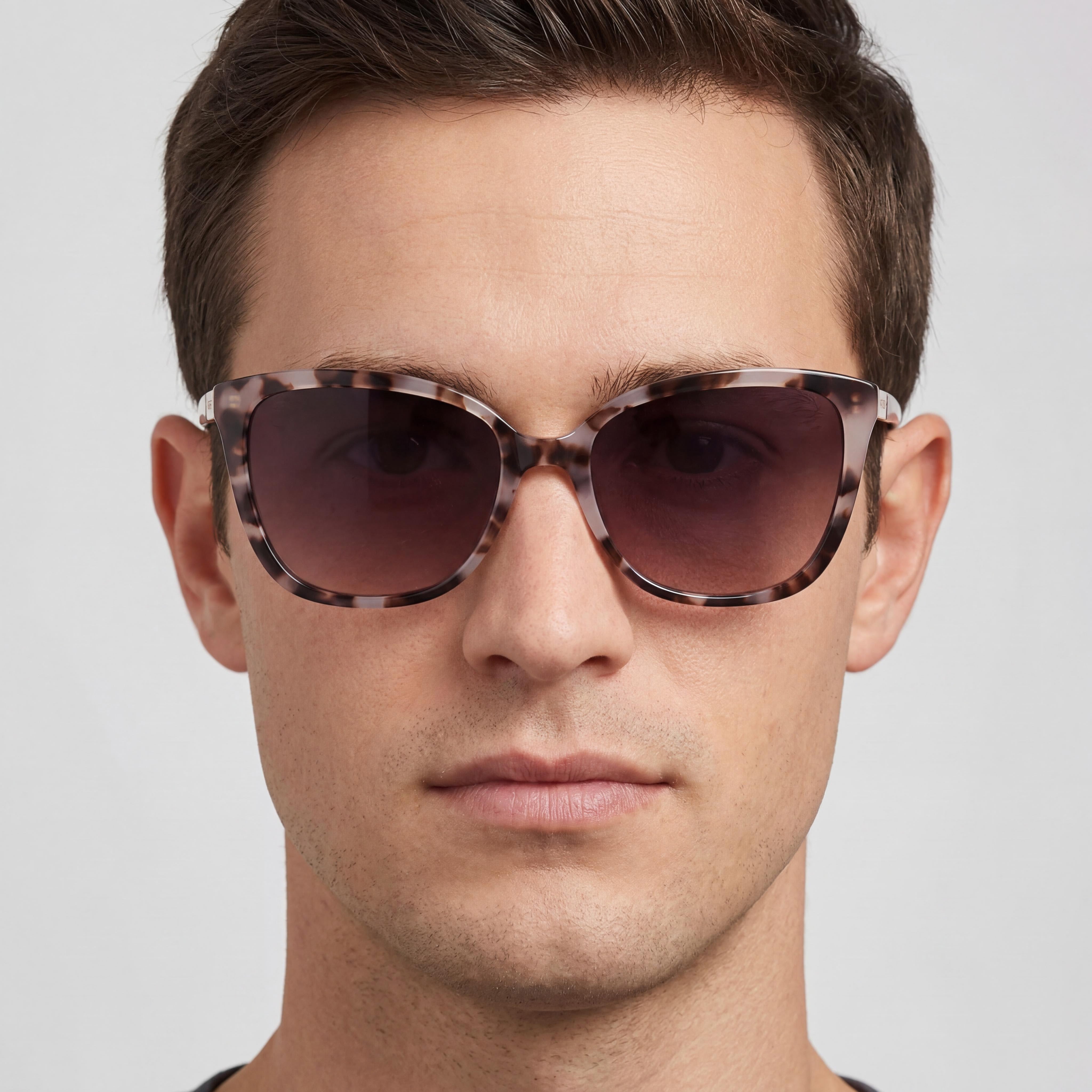Nine West Nw638s Men's Stainless Steel Acetate Frame Polarized UV Protected 58mm Sunglasses, Photo 5