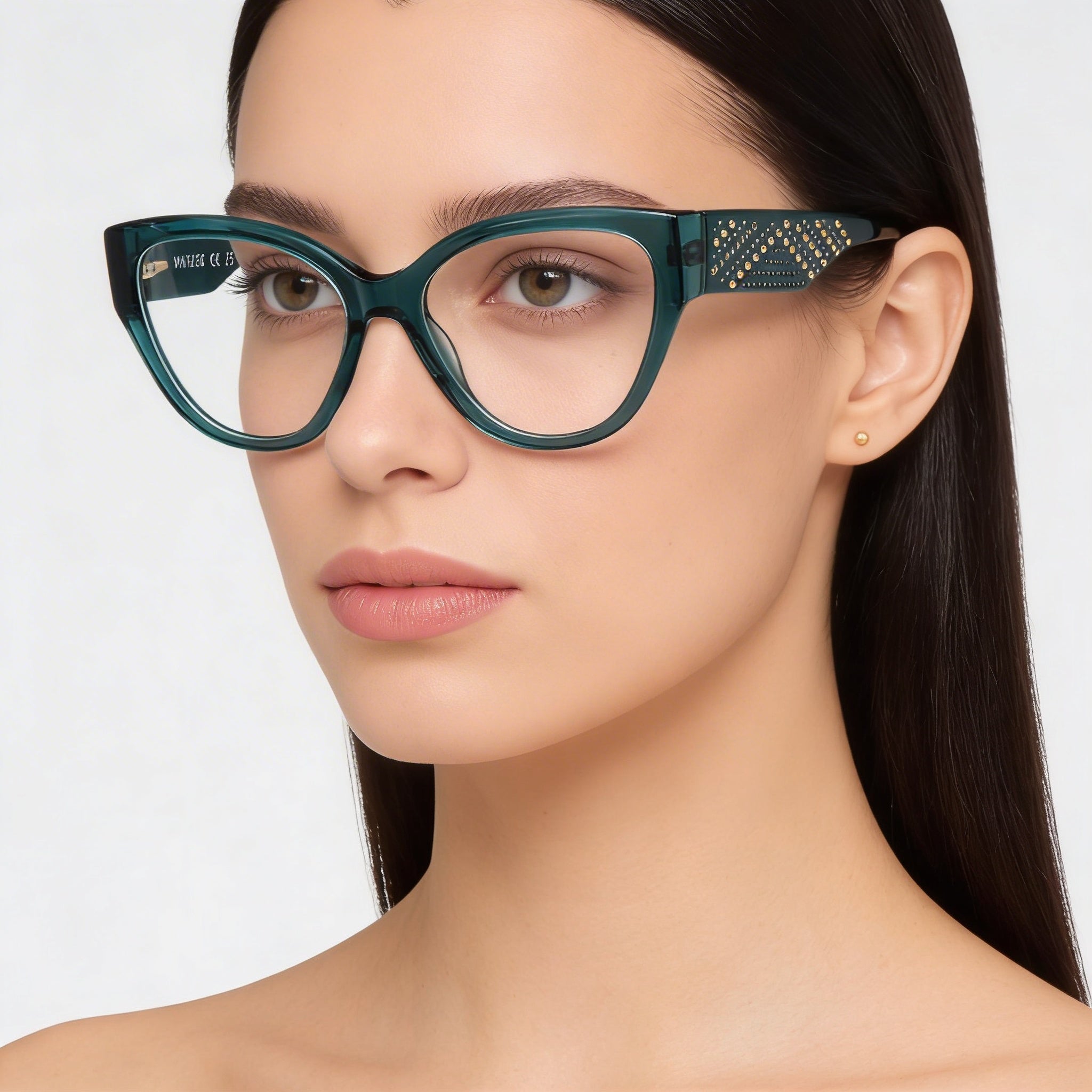 Guess by Marciano Gm50018 Women's Dark Green Plastic Non- Eyeglasses 54mm, Photo 4