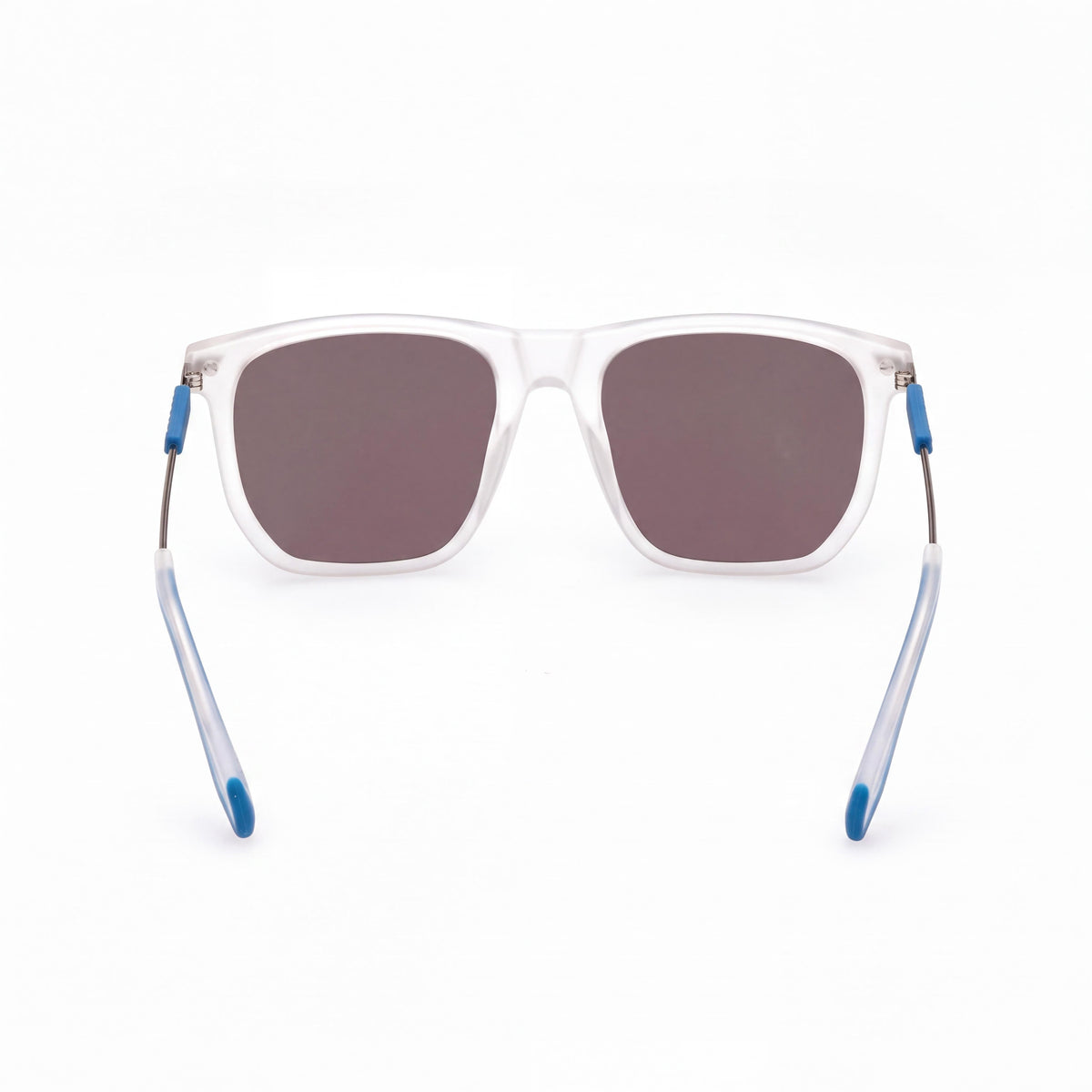 adidas Originals Casual Men’s Crystal Plastic Frame Blue Mirror Non-Polarized Sunglasses 53-19-145mm, Photo 2