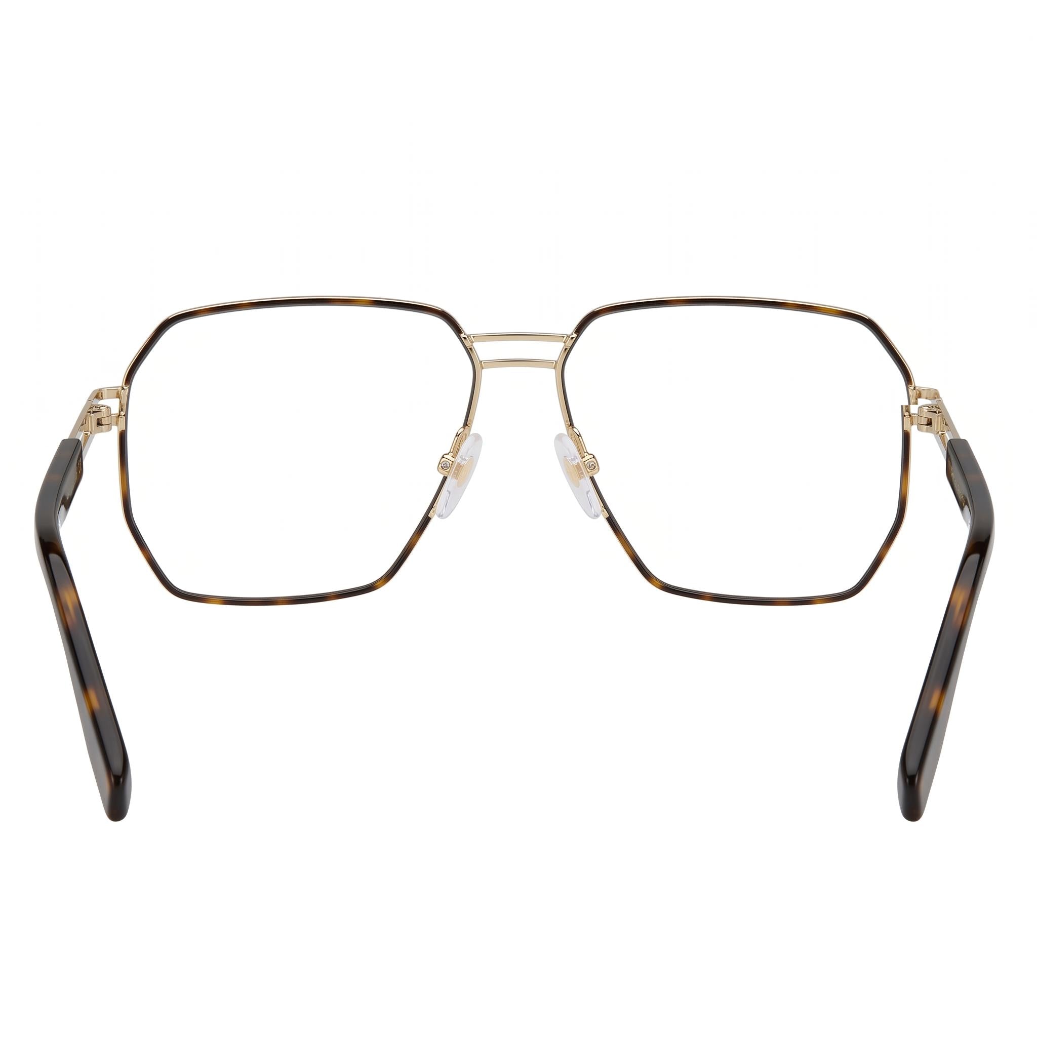 Marc Jacobs Comtemporary Women's Gold Brown Metal Durable Lightweight Eyeglass Frames with Integrated Nose-Pads and Non-Slip Temples, Photo 3