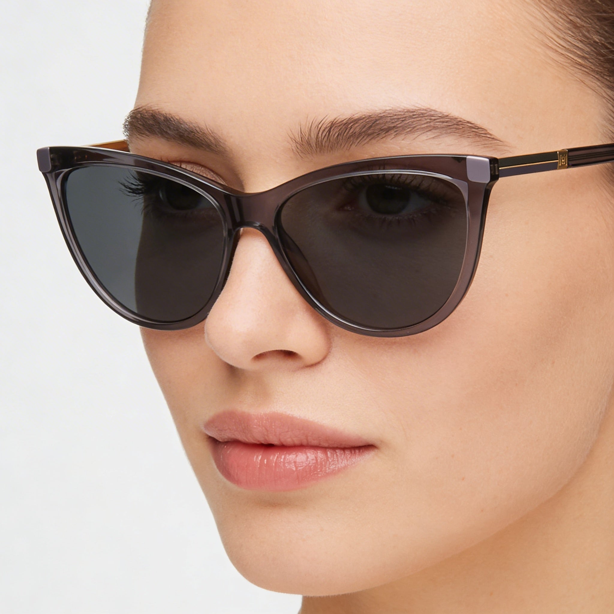 Carolina Herrera Casual Grey Violet Plastic Frame UV Protection Sunglasses for Women 57mm Lens Width, Photo 5
