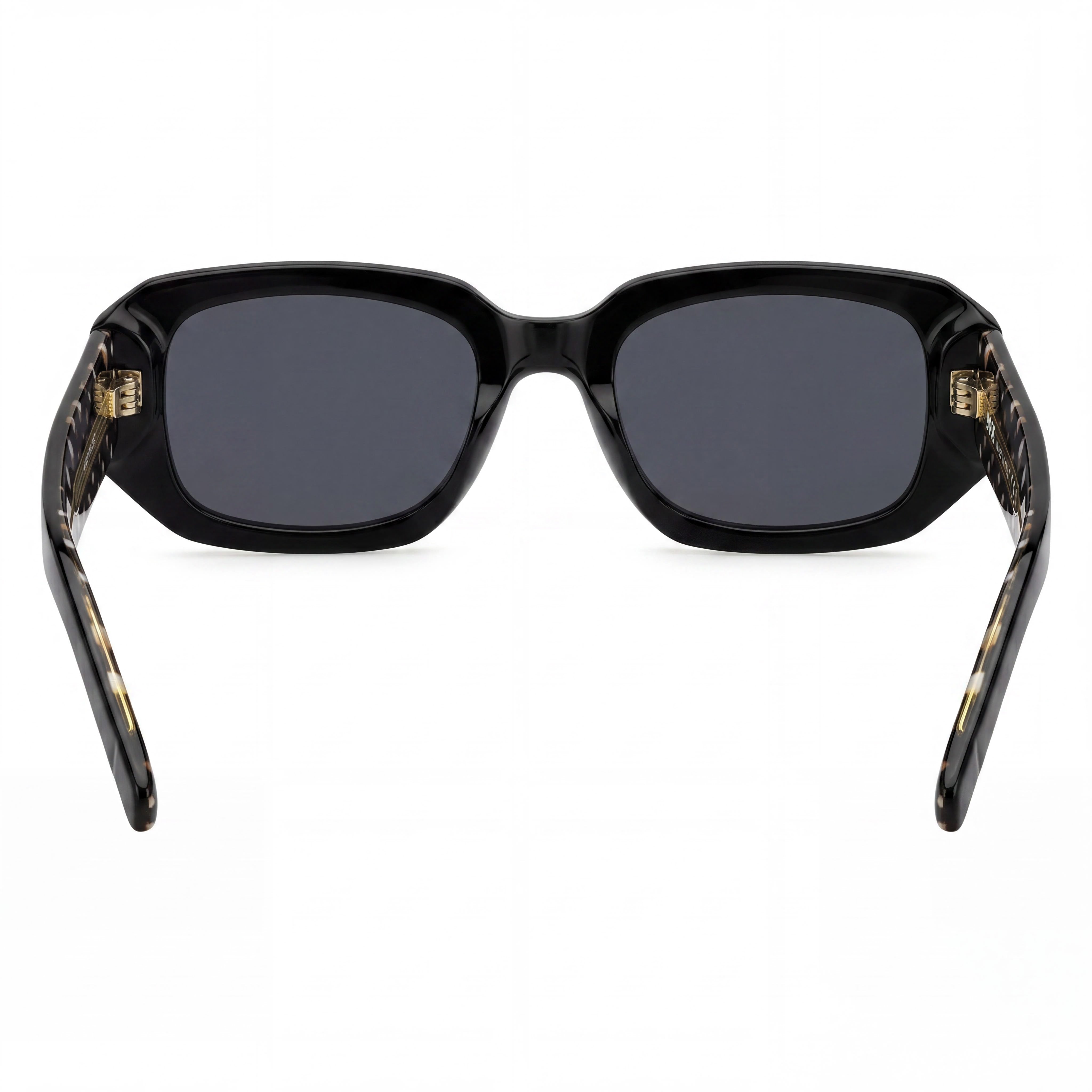 Gafas de sol clásicas Hugo Boss BOSS 1608/S para mujer, armazón de acetato negro y gris, lente negra de 50 mm, Photo 4