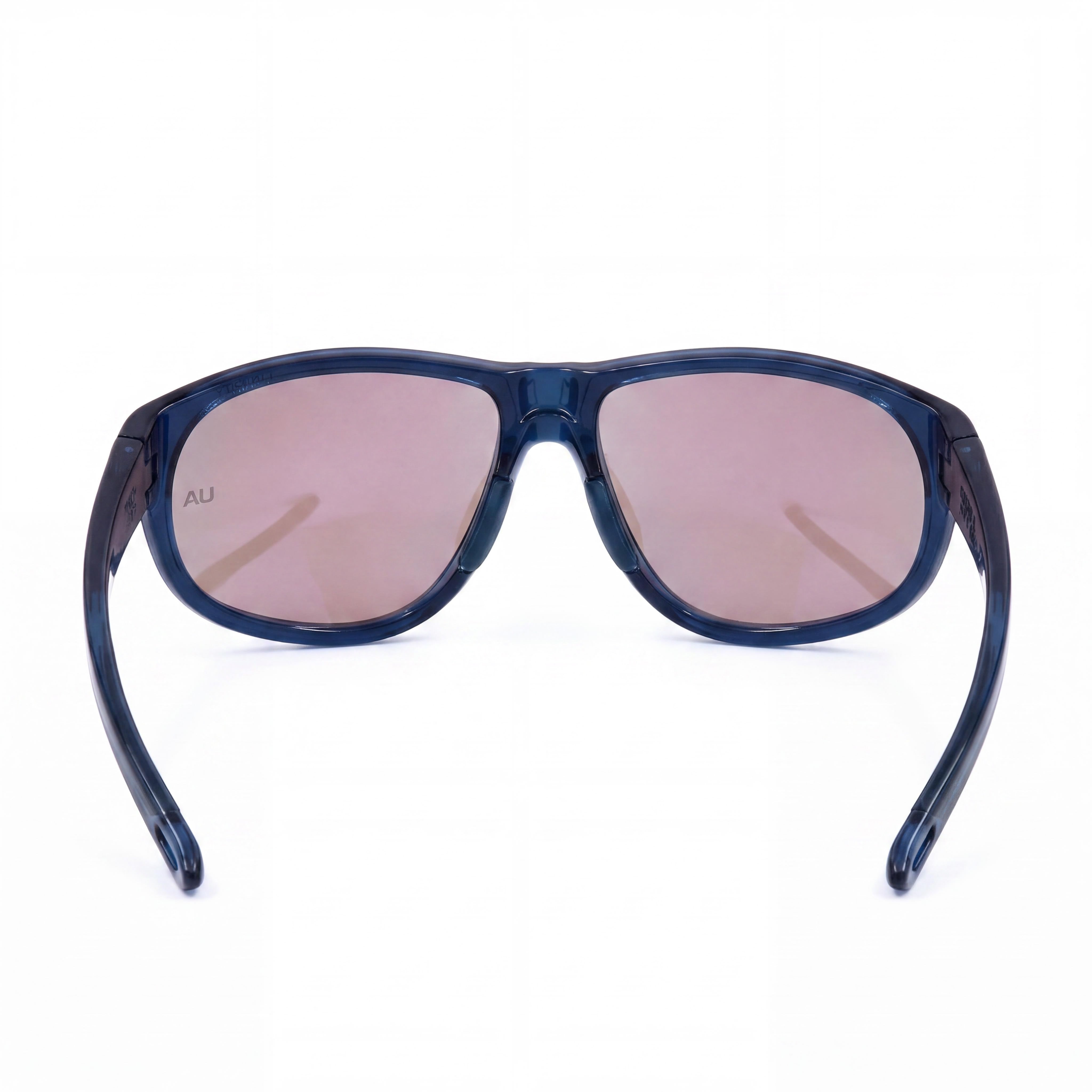 Under Armour Women's Ua Intensity TR90 Wrap Sunglasses with UV Protection, Azul Patchwork Frame, Extra White Multilayer Lenses, 59mm, Photo 4