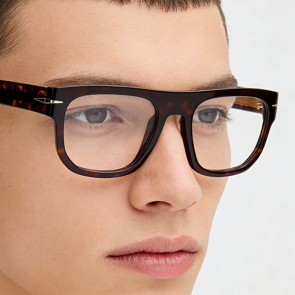 Gafas David Beckham Db 7052 unisex de acetato havana de 53 mm