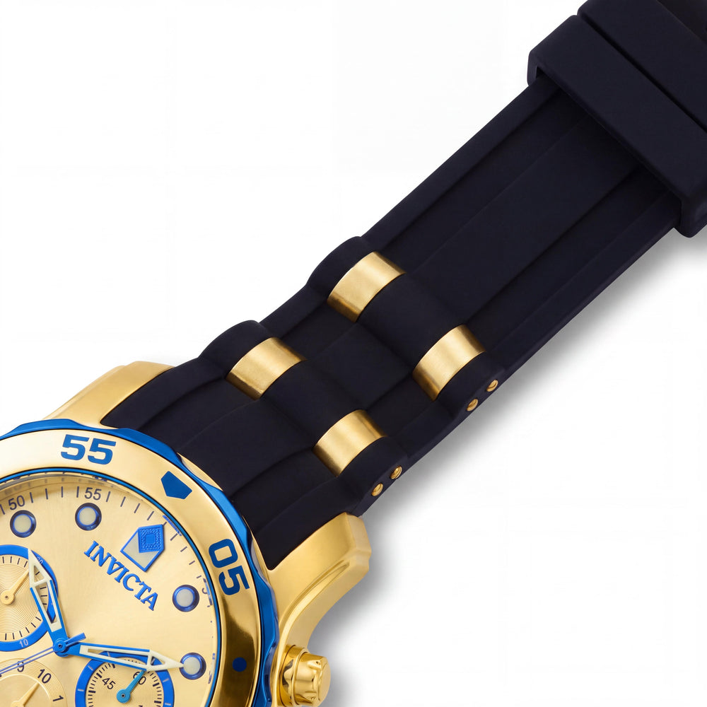 Reloj Invicta 17887 para hombre, informal, cronógrafo, cuarzo suizo, tono dorado, acero inoxidable, 48 mm, resistente al agua