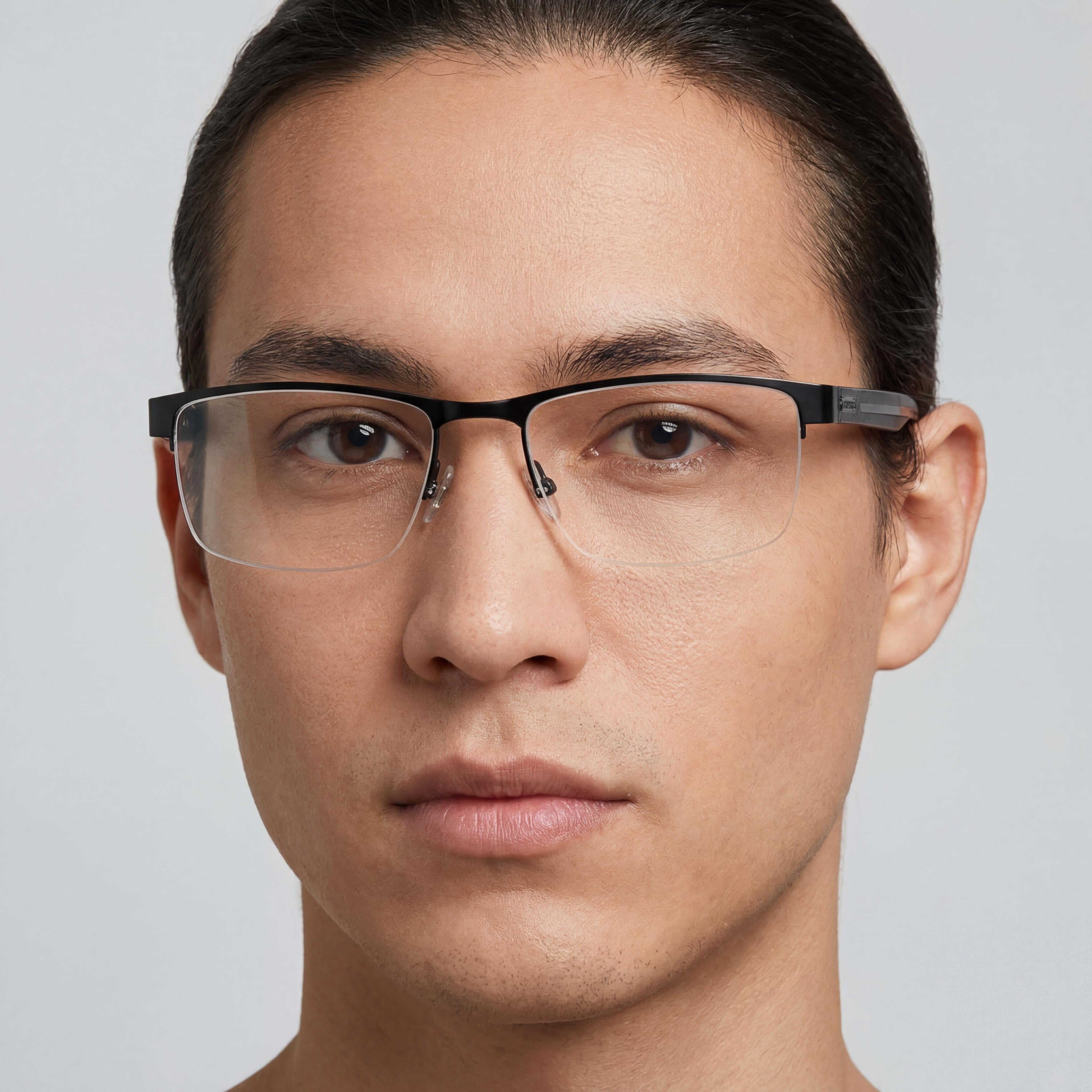 Carrera Classic Unisex Stainless Steel Frame in Matte Black with Polycarbonate Lenses 58mm, Photo 4