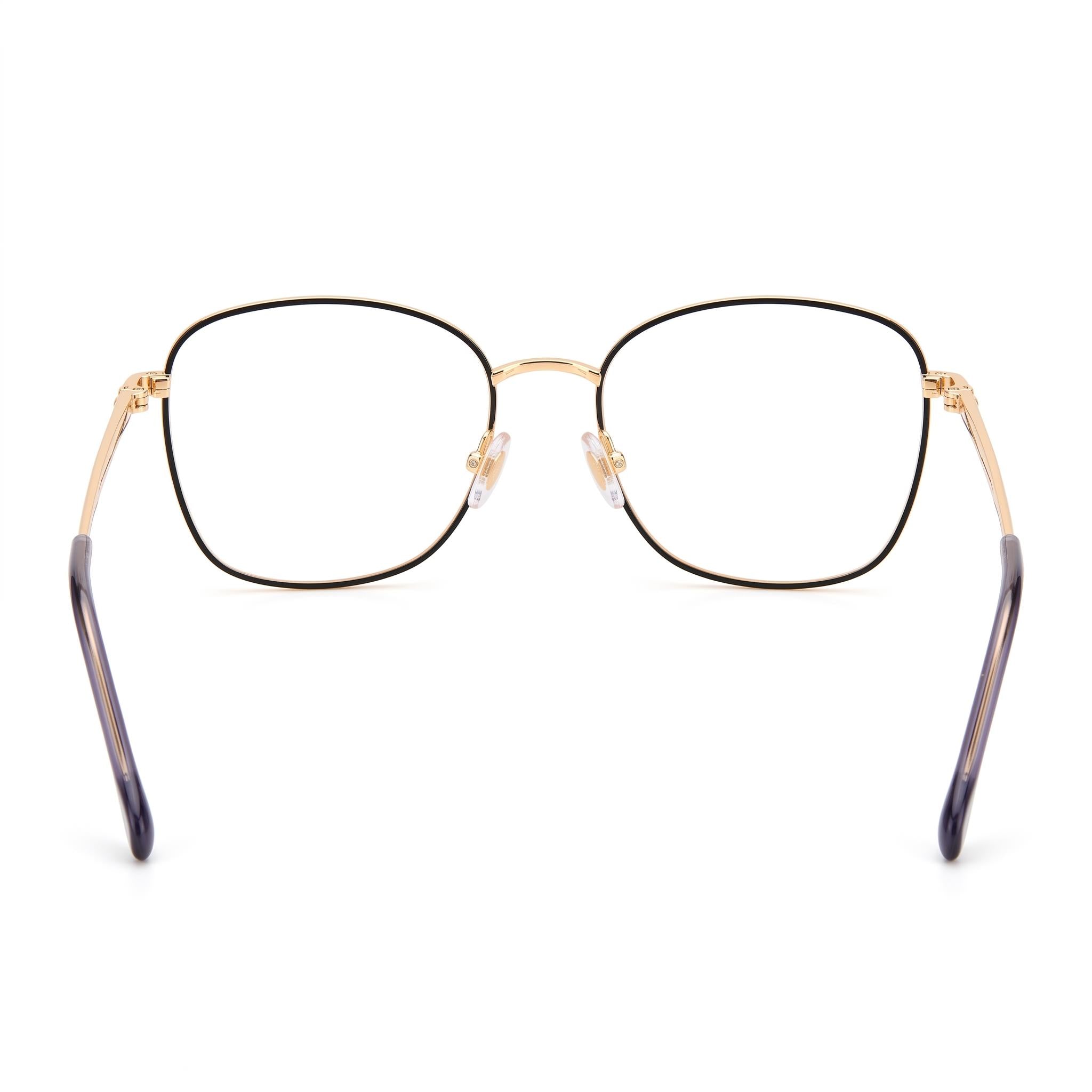 Gafas Isabel Marant clásicas para mujer con montura de acero inoxidable en negro y dorado, 54 mm de ancho de lente, Photo 3
