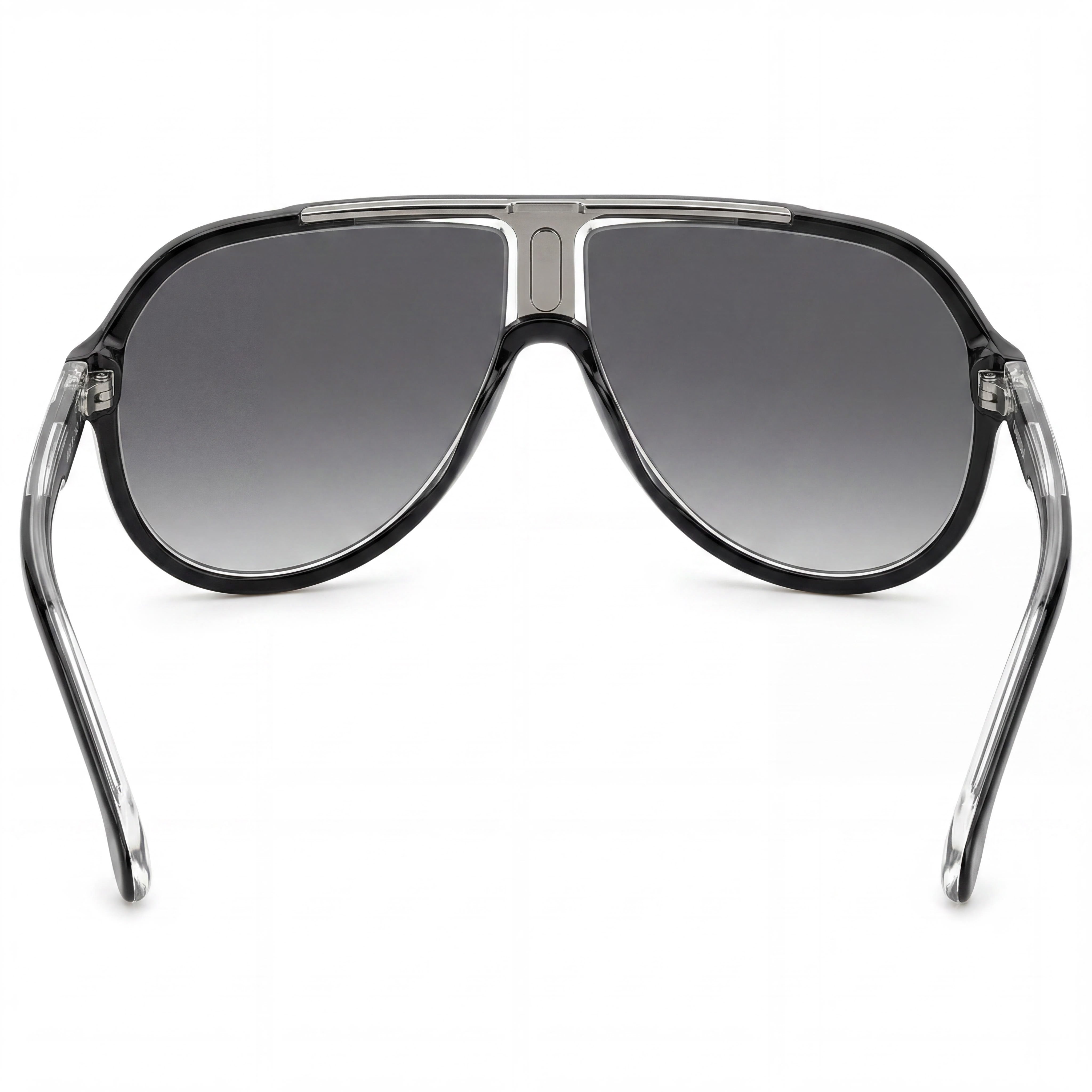 Carrera Modern Unisex Black White Thermoplastic Elastomers Frame UV Protection Sunglasses 64mm, Photo 3