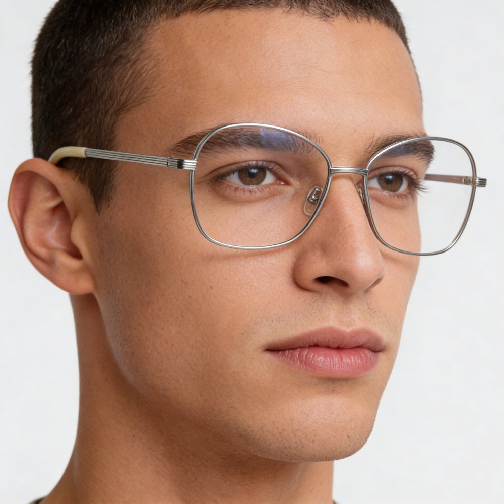 Victoria Beckham Vb220 Gafas para Hombre con Lentes y Montura Metálica en Oro Claro - 58mm
