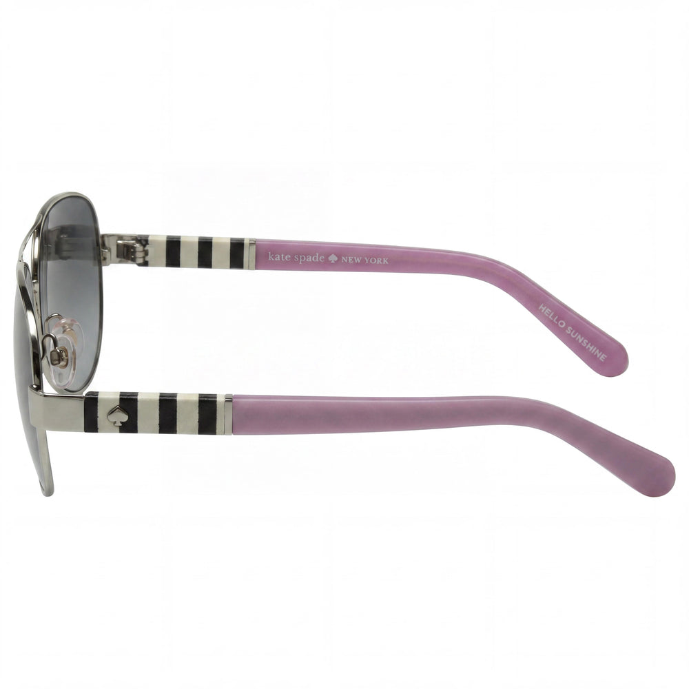 kate spade new york Dalia/S Us Pilot Women's Silver & Gray Gradient Plastic UV Protection Sunglasses 58mm