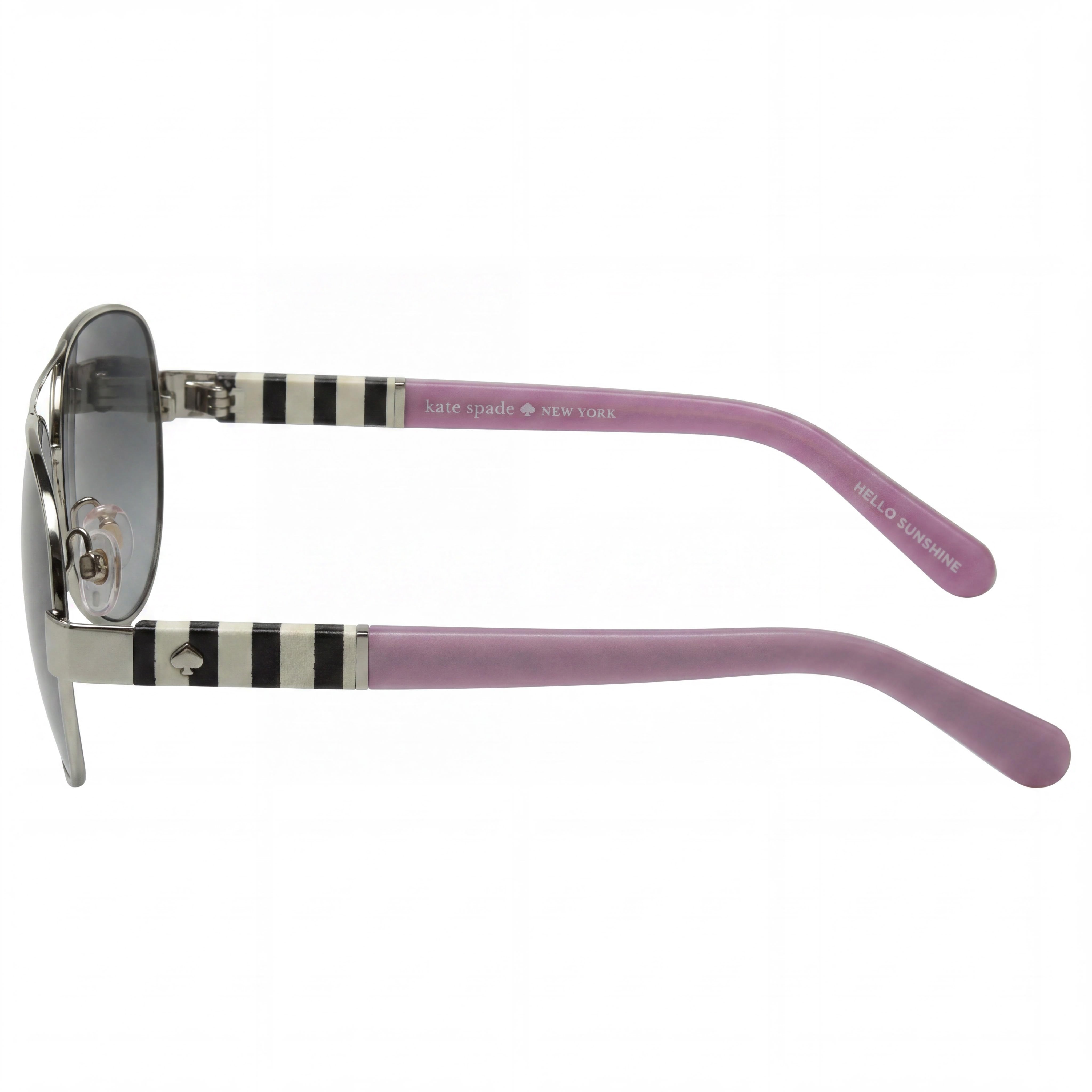 kate spade new york Dalia/S Us Pilot Women's Silver & Gray Gradient Plastic UV Protection Sunglasses 58mm, Photo 3