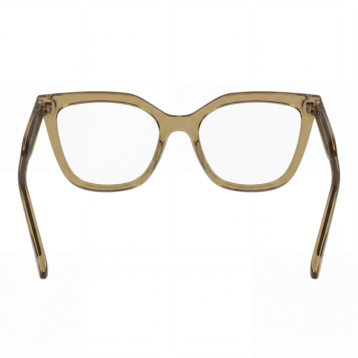 KARL LAGERFELD Kl6155 Women's Modern Khaki iniettato Frame with Khaki Polycarbonate Non-polarised Lenses Eyewear, Photo 3